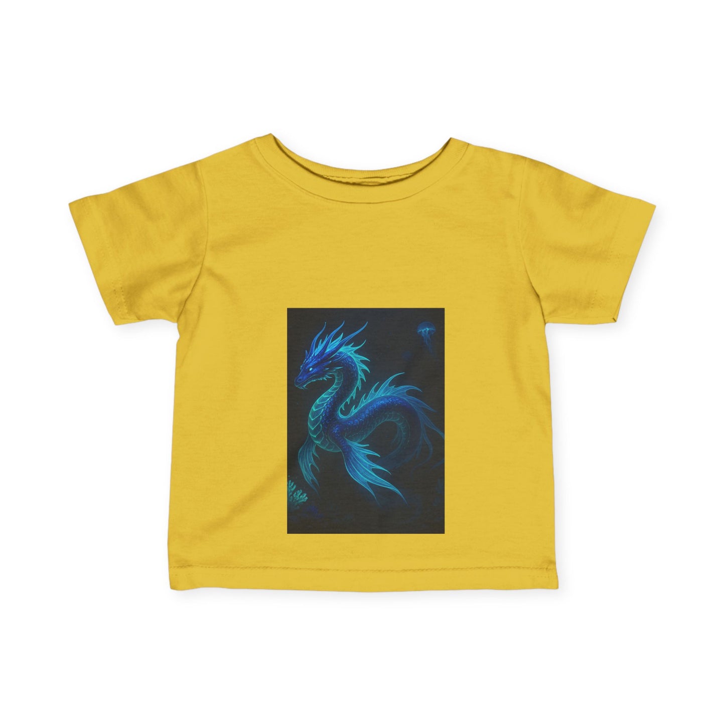 Mystical Dragon Infant Fine Jersey Tee - Cute & Comfortable Baby T-Shirt for Fantasy Lovers