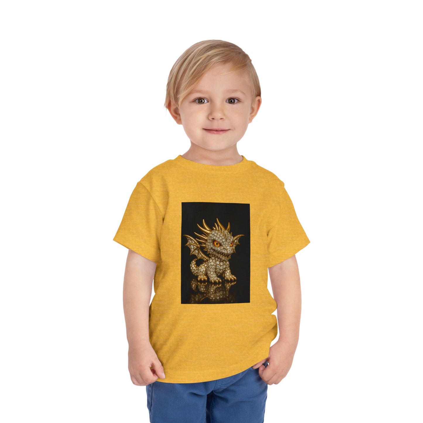 Adorable Dragon Toddler Tee | Kids' Fantasy Shirt, Birthday Gift for Boys and Girls, Cute Animal Print, Playful Toddler Fashion
