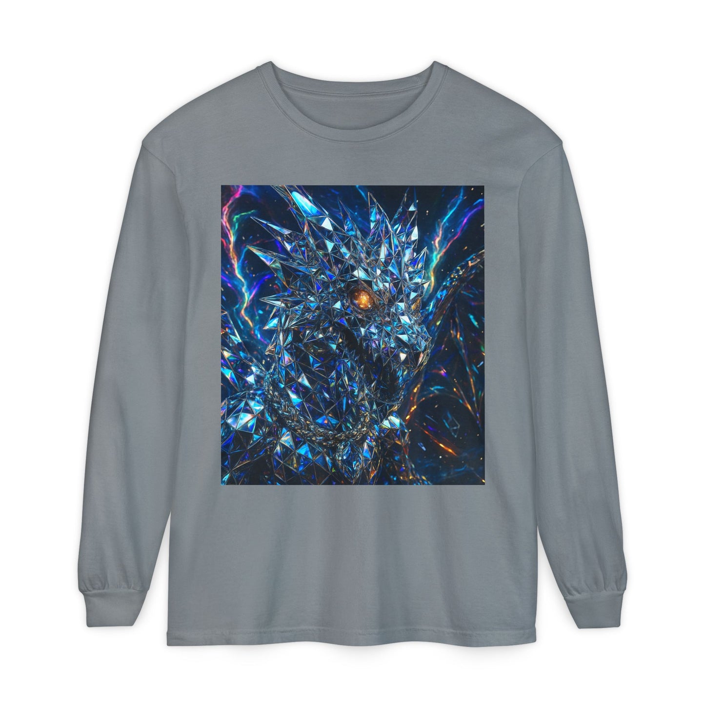 Unisex Garment-dyed Long Sleeve T-Shirt