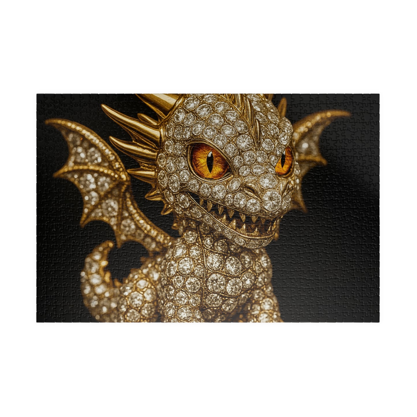 Mystical Dragon Puzzle - Enchanting Jigsaw Fun for All Ages, Family Game Night, Gift for Collectors, Home Decor