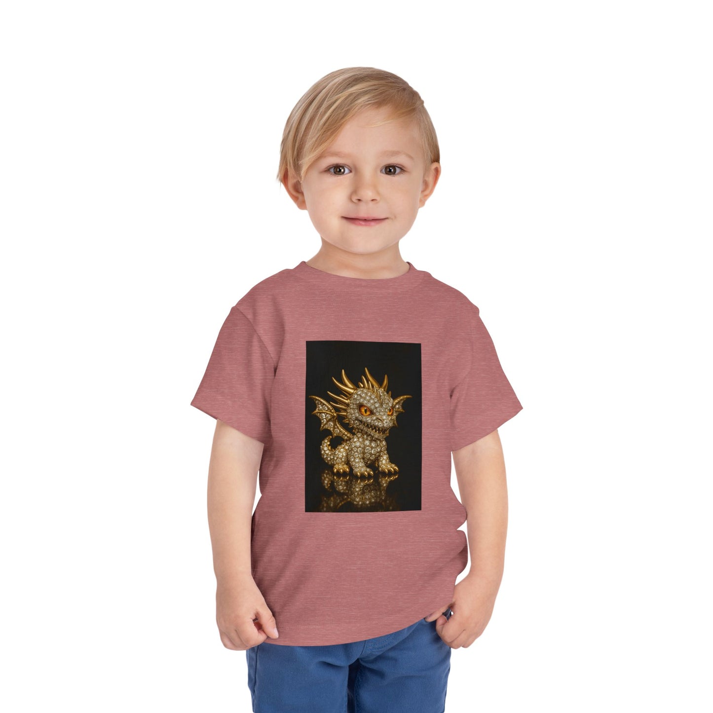 Adorable Dragon Toddler Tee | Kids' Fantasy Shirt, Birthday Gift for Boys and Girls, Cute Animal Print, Playful Toddler Fashion