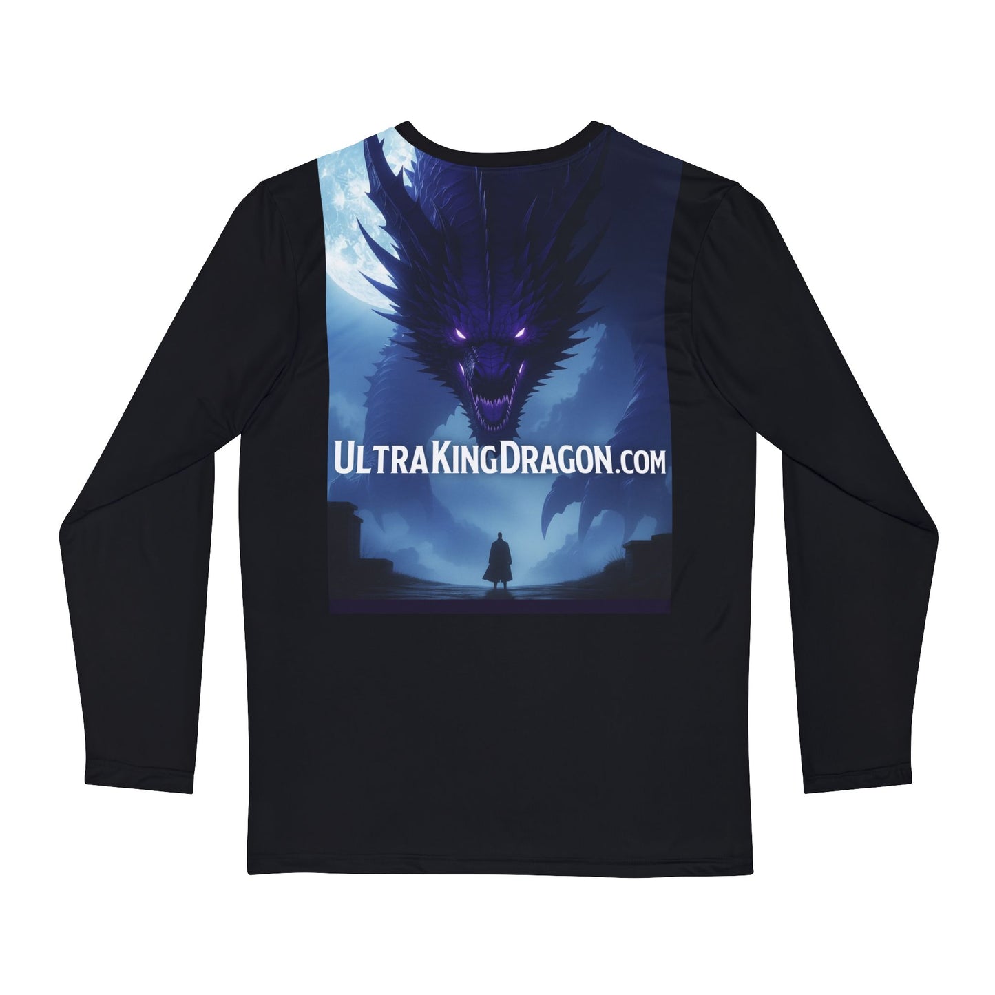 A Men's Long Sleeve Graphic Tee, Fantasy Art Shirt, Anime Inspired Top, Gift for Gamers, Unique Graphic Long Sleeve