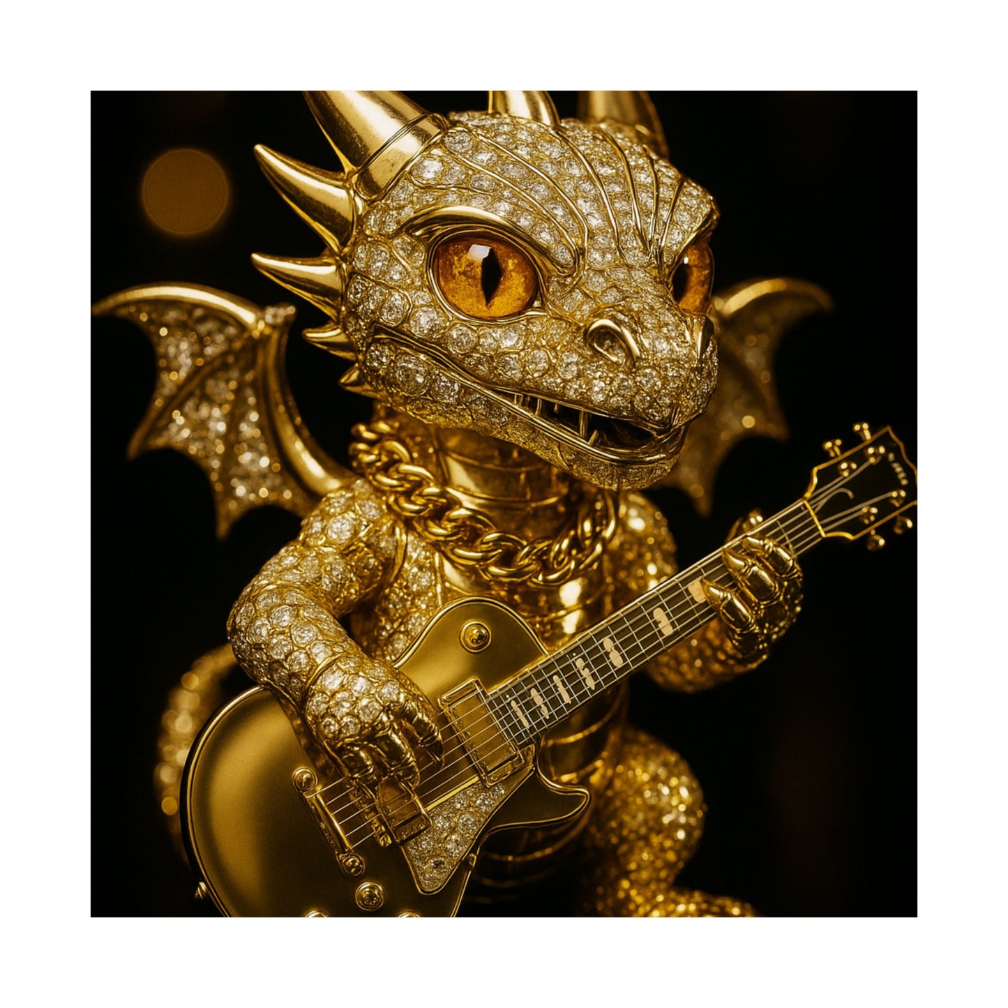Fantasy Dragon & Genie Matte Vertical Poster - Unique Wall Art for Home Decor