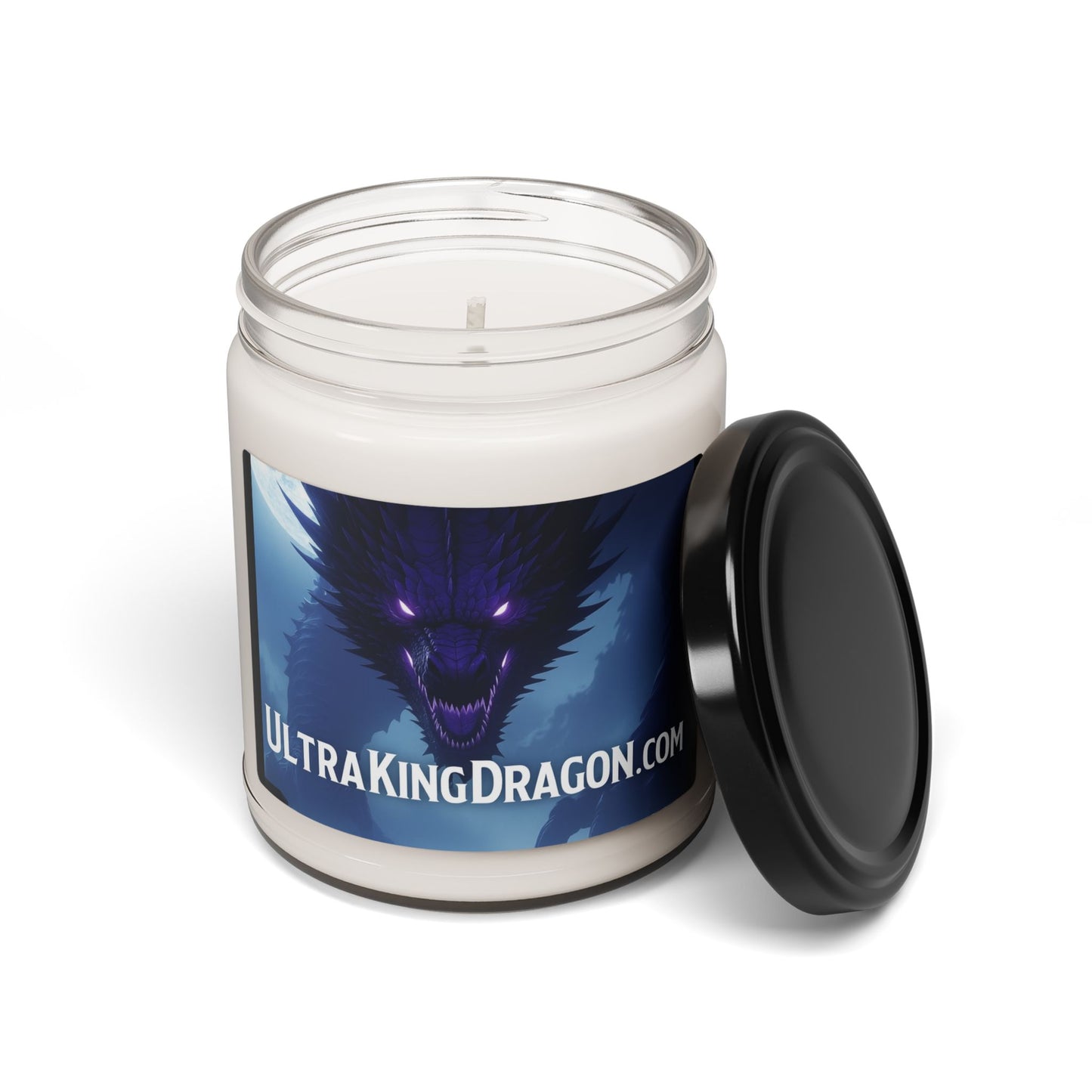 Ultra King Dragon Scented Soy Candle | 9oz | Relaxation, Home Decor, Gift for Gamers, Aromatherapy, Unique Candle Design