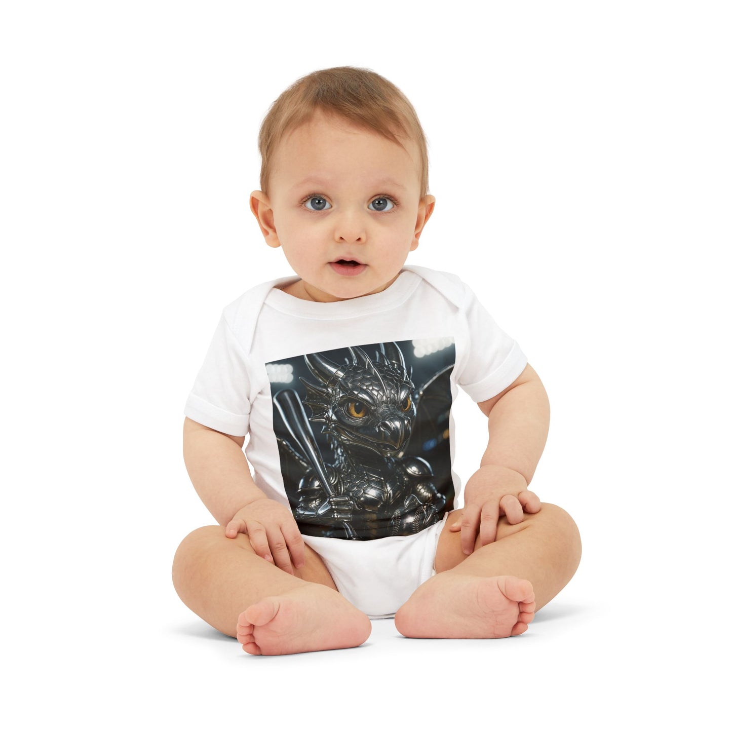 Fantasy Dragon Infant Jersey One Piece - Cute Baby Bodysuit for Game Lovers