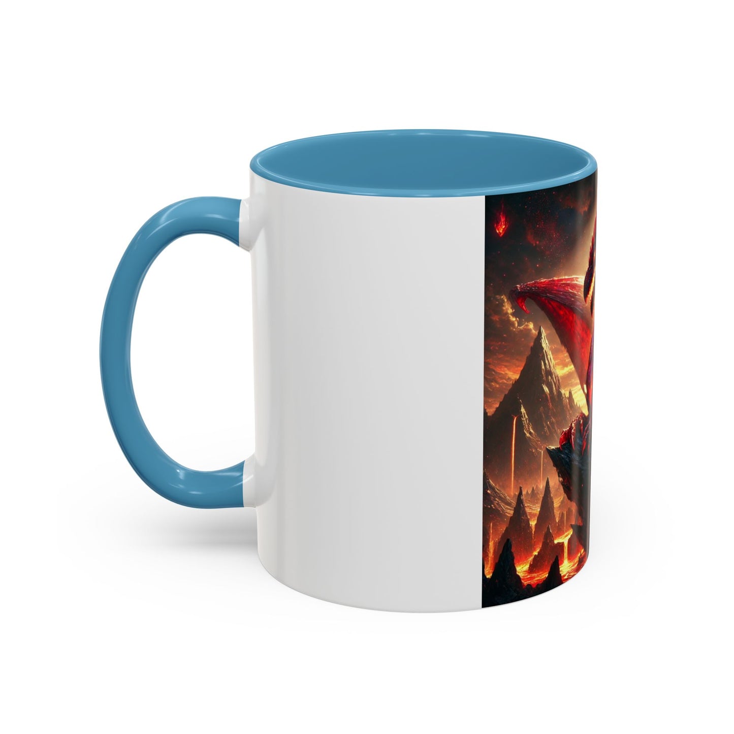 Legendary Dragon Accent Coffee Mug – Perfect for Gamers & Fantasy Lovers