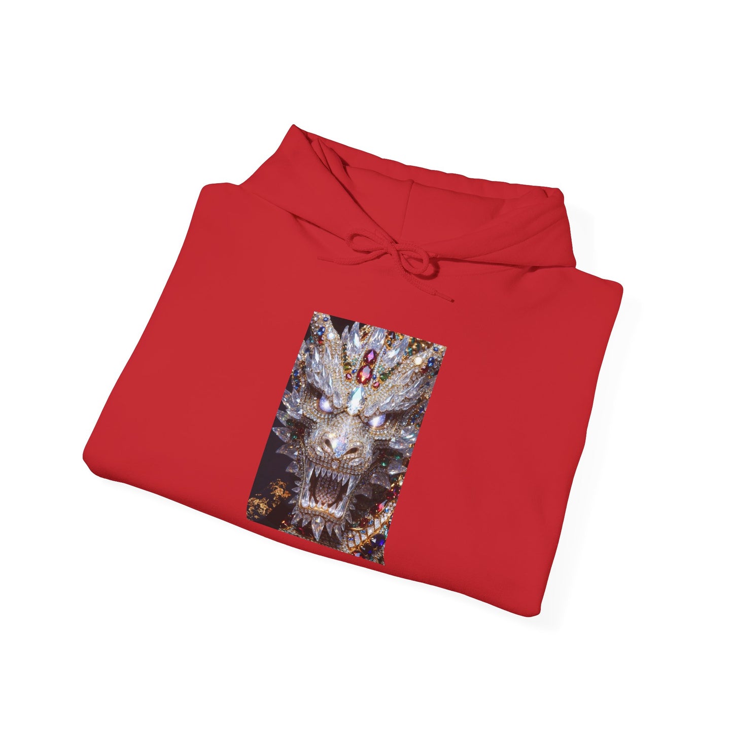 Dragon Skull Hoodie - Mystic Fantasy Graphic Pullover