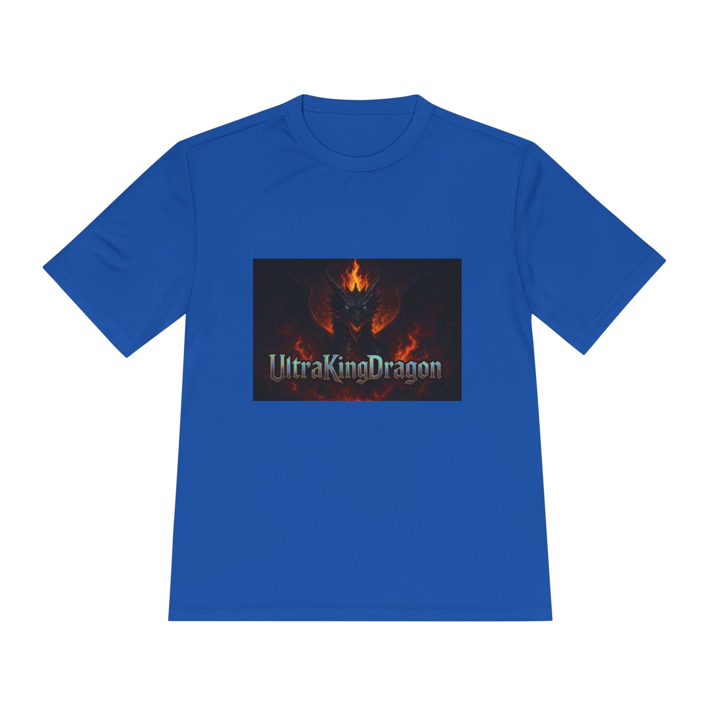 Unisex Moisture Wicking Tee - Dragon Design for Adventure Lovers