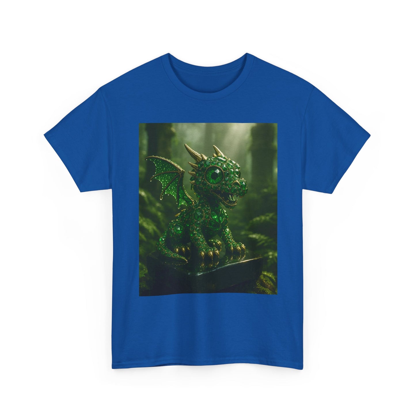 Fantasy Dragon Graphic Tee, Unisex Heavy Cotton Shirt, Cute Dragon Top, Gifts for Dragon Lovers, Whimsical Art T-Shirt, Casual Wear