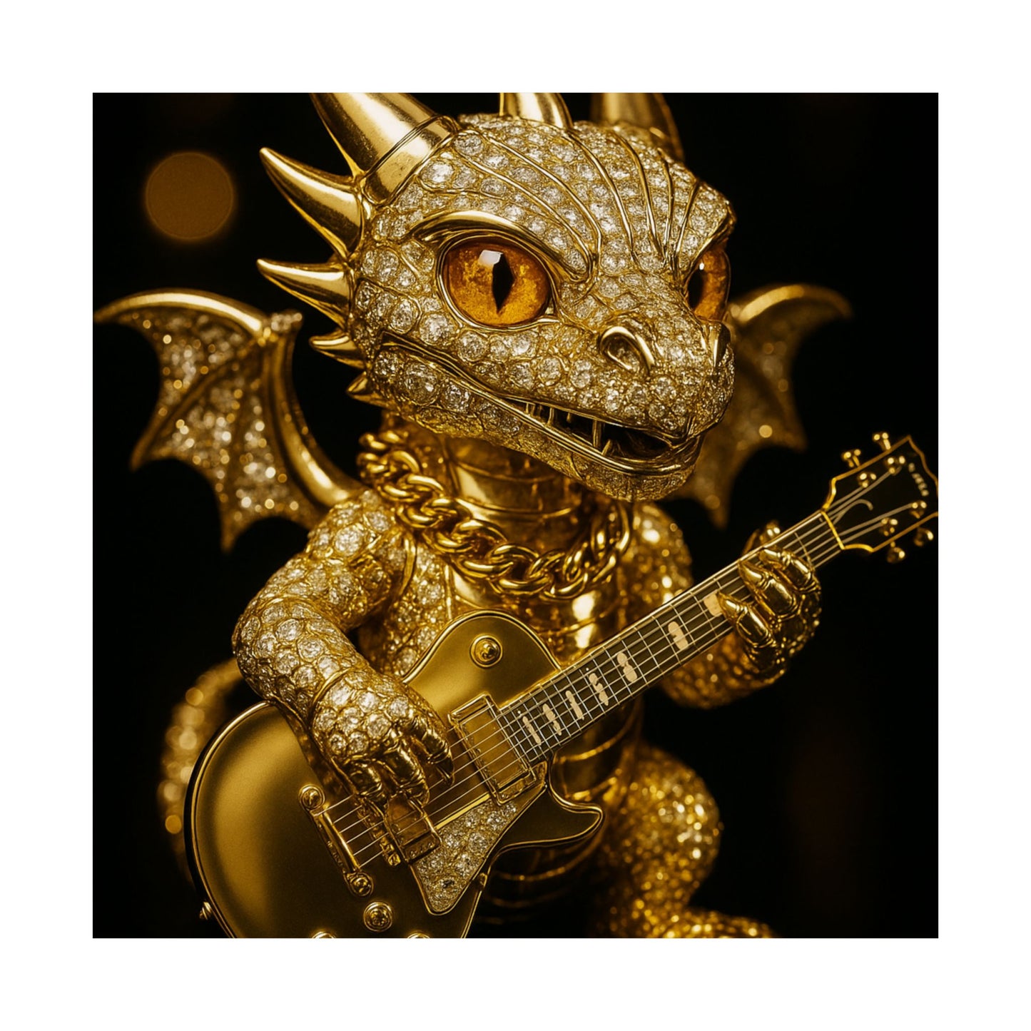 Fantasy Dragon & Genie Matte Vertical Poster - Unique Wall Art for Home Decor