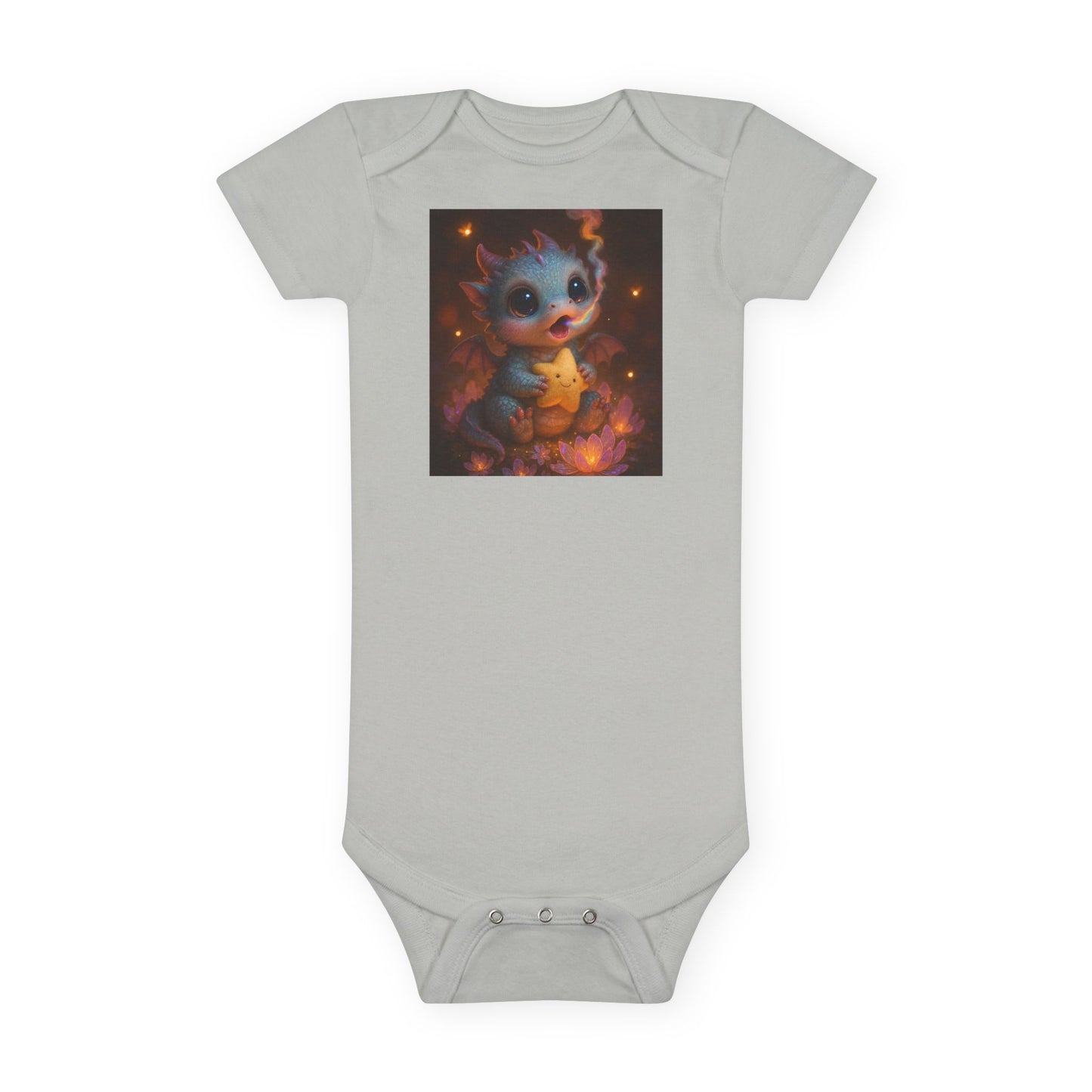 Cosmic Baby Short Sleeve Onesie® - Colorful Space Design for Newborns