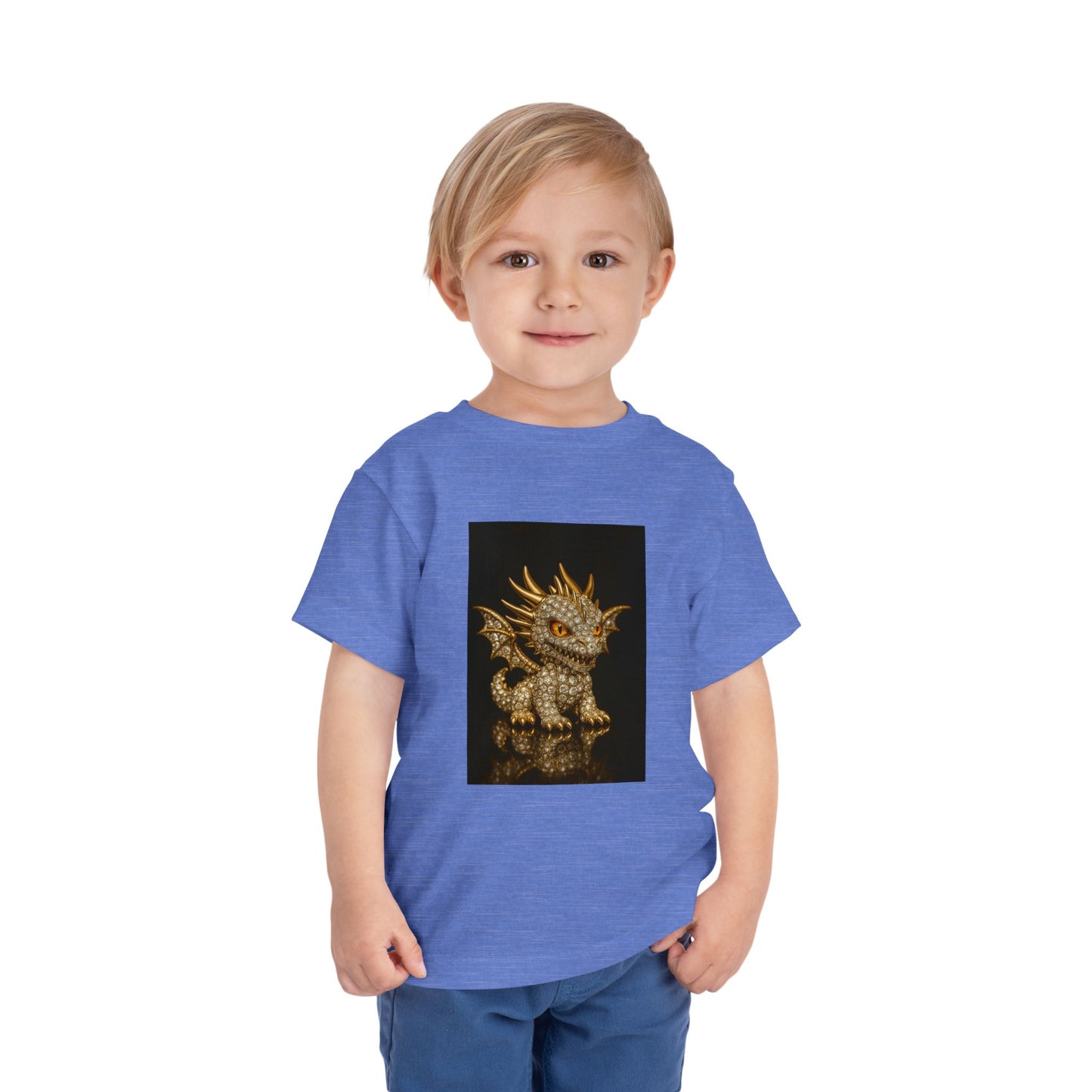 Adorable Dragon Toddler Tee | Kids' Fantasy Shirt, Birthday Gift for Boys and Girls, Cute Animal Print, Playful Toddler Fashion