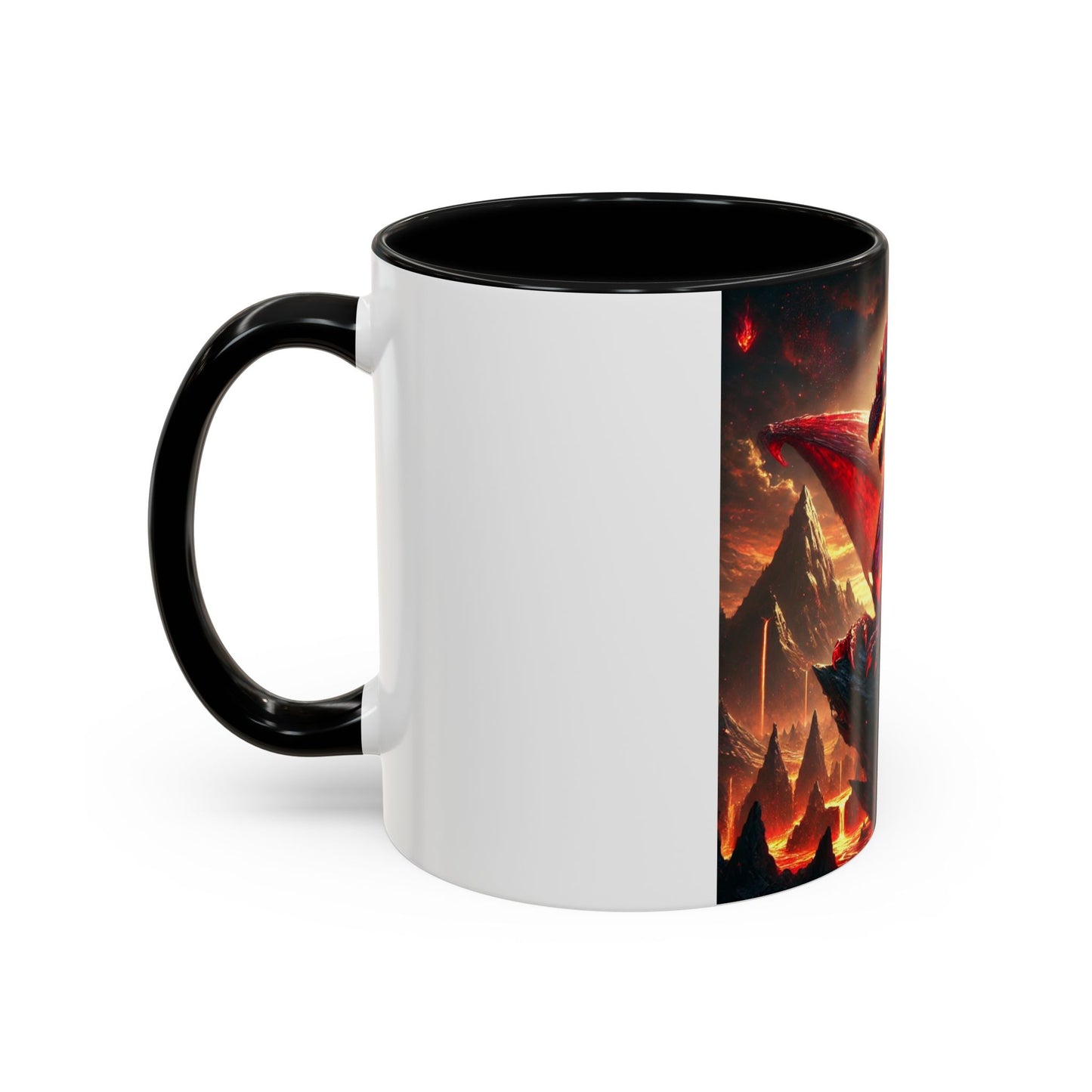 Legendary Dragon Accent Coffee Mug – Perfect for Gamers & Fantasy Lovers