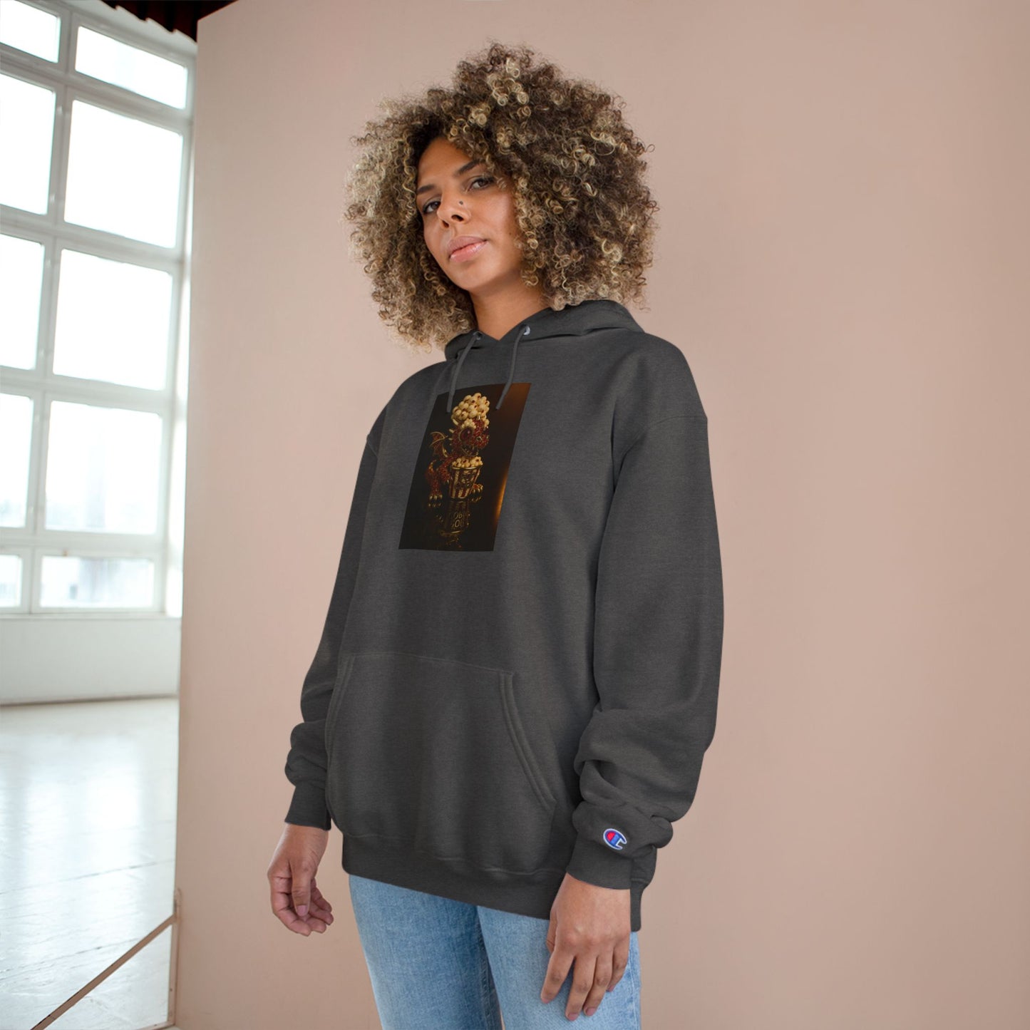 Champion Hoodie with Artistic Design - Cozy Streetwear for Creative Souls, Perfect for Gifts, Festivals, and Everyday Wear
