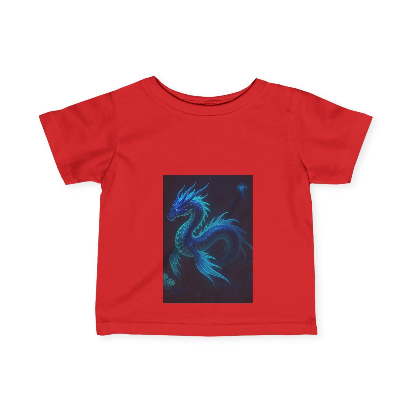 Mystical Dragon Infant Fine Jersey Tee - Cute & Comfortable Baby T-Shirt for Fantasy Lovers