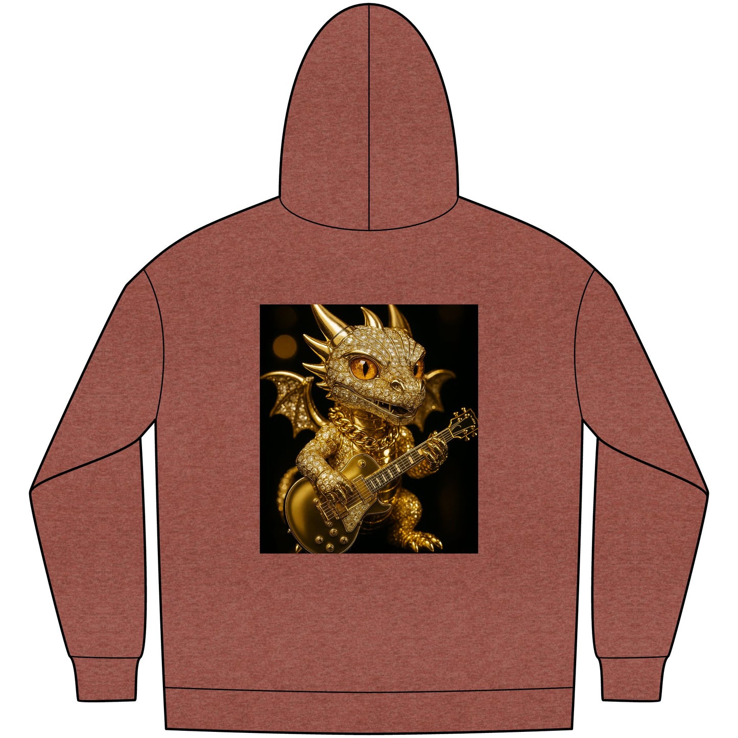 Dragon Graphic Fleece Hoodie, Fantasy Hoodie, Men's Streetwear, Cozy Gift for Gamers, Mythical Dragon Apparel, Unique Hoodie for Everyday