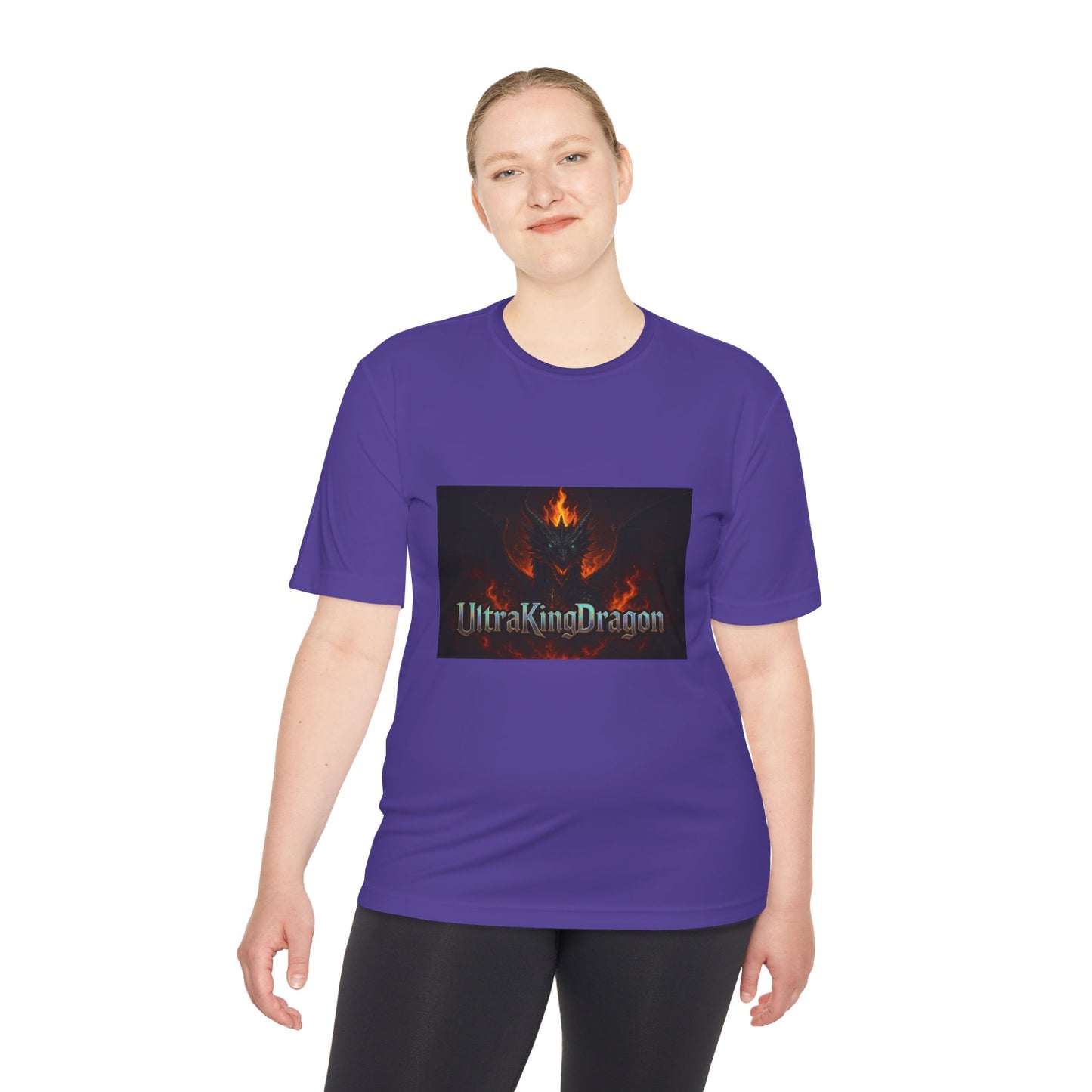 Unisex Moisture Wicking Tee - Dragon Design for Adventure Lovers
