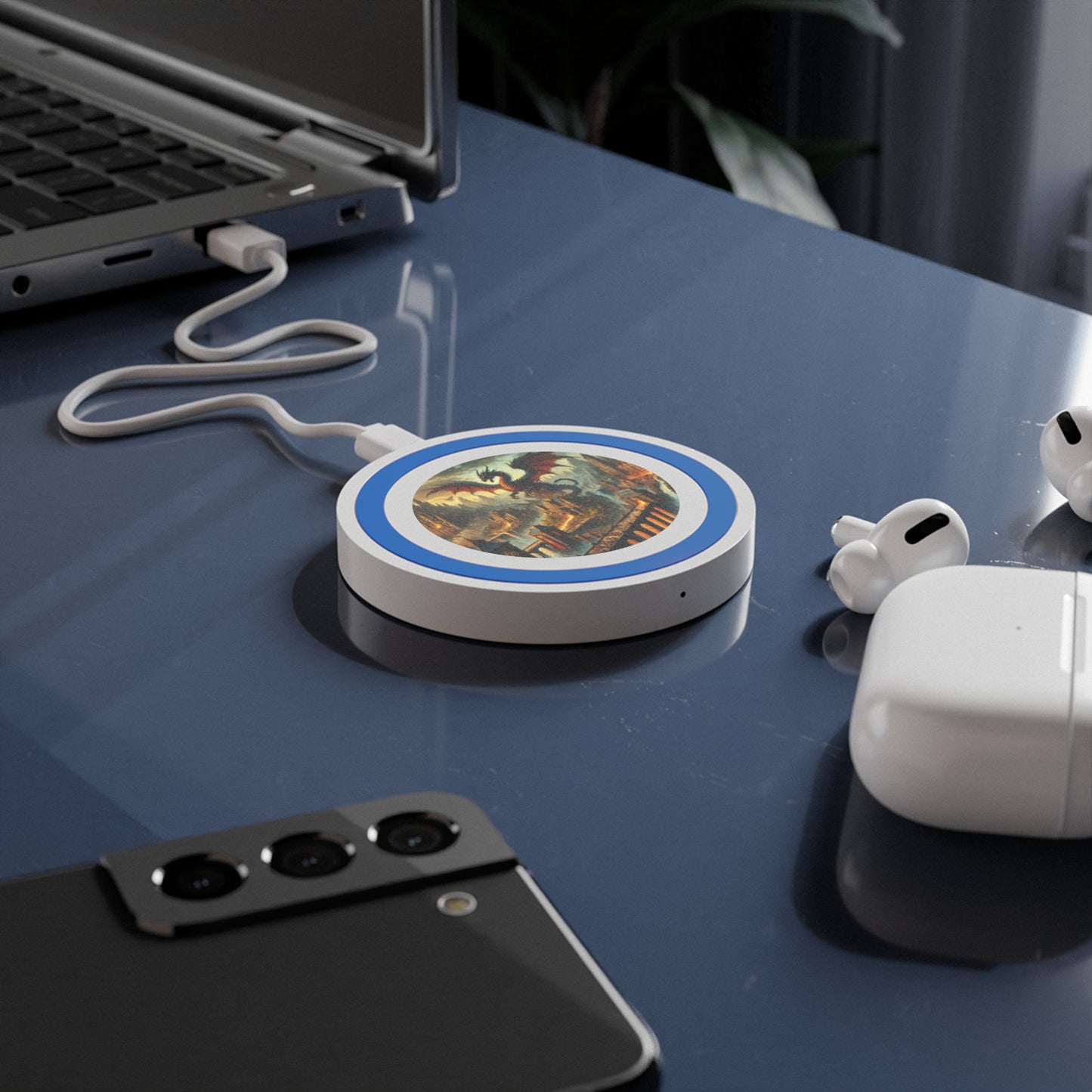 Fantasy Dragon Wireless Charging Pad - Fast Charge with Epic Design