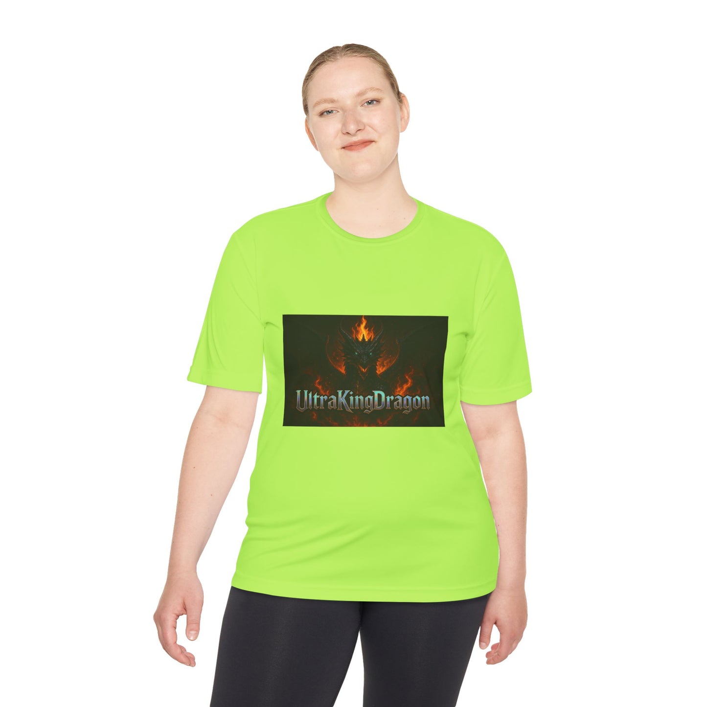 Unisex Moisture Wicking Tee - Dragon Design for Adventure Lovers