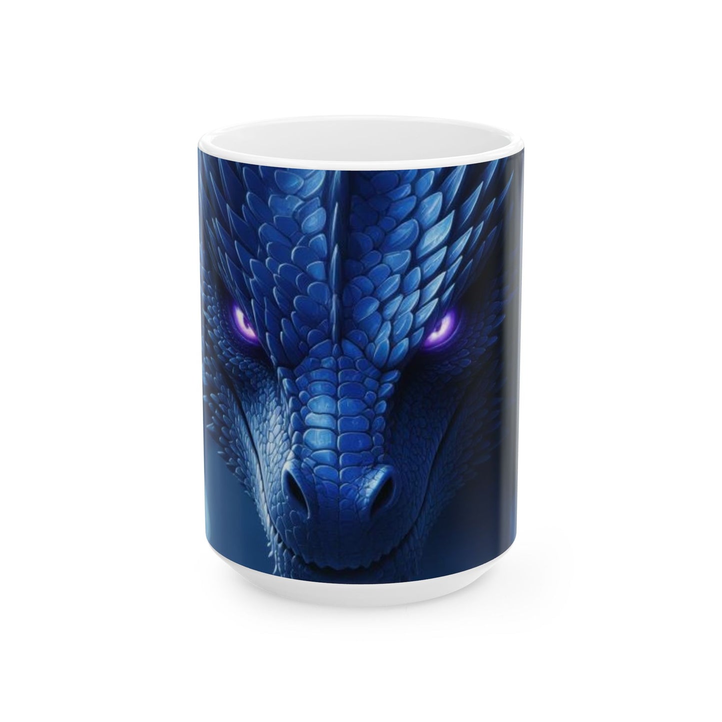 Dragon Theme Ceramic Mug, Fantasy Coffee Cup, Dragon Lover Gift, Unique Birthday Present, Office Decor, 11oz 15oz