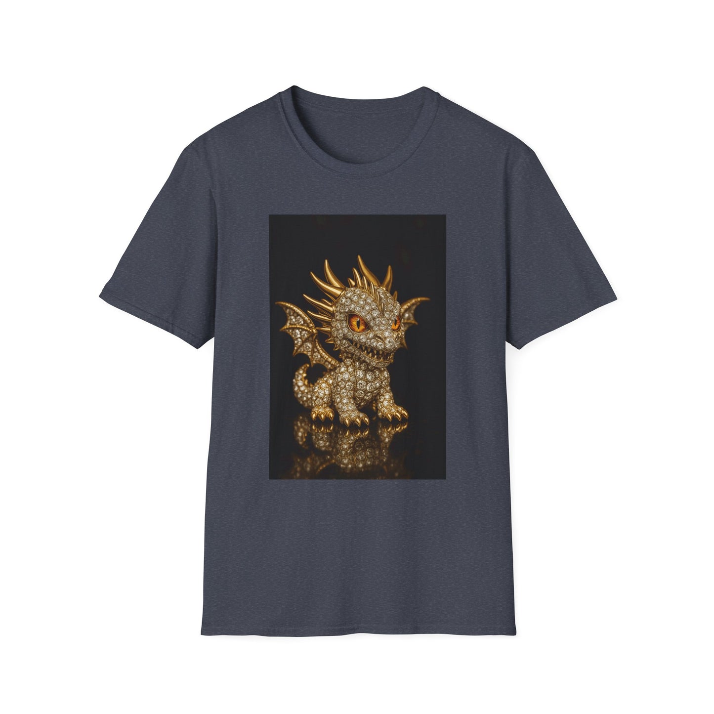 Dragon Graphic Unisex T-Shirt, Fun Fantasy Apparel, Perfect Gift for Dragon Lovers, Casual Wear, Birthday Gift, Softstyle Tee