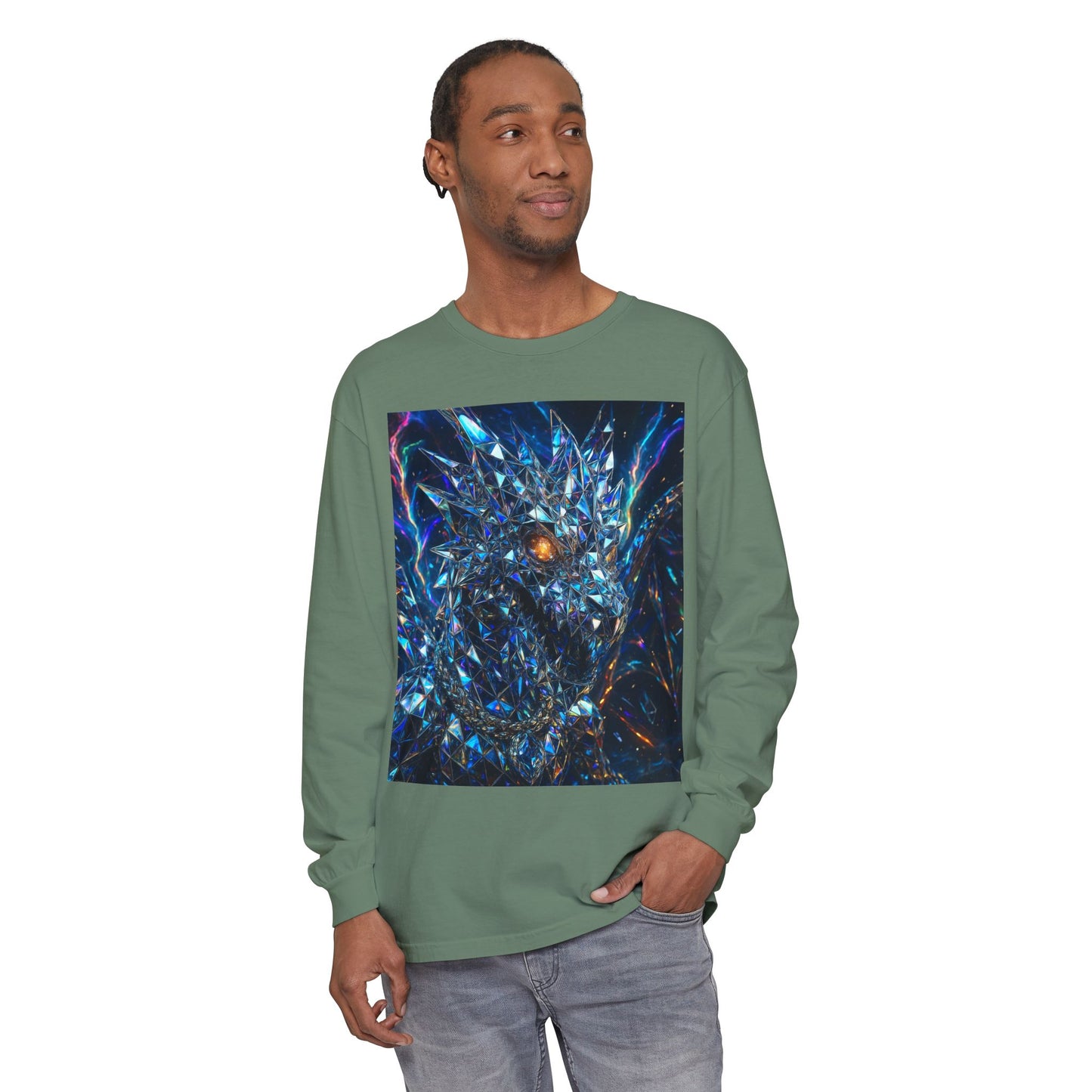 Unisex Garment-dyed Long Sleeve T-Shirt