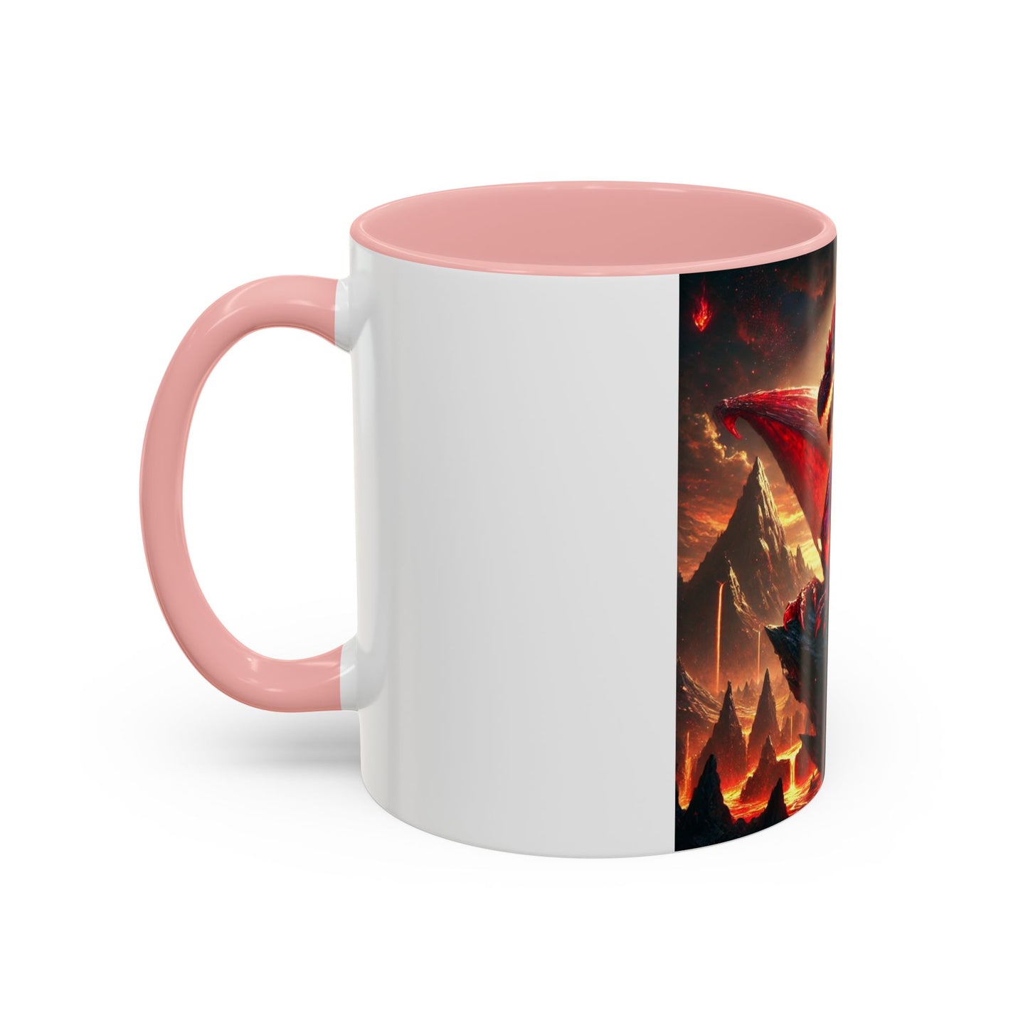 Legendary Dragon Accent Coffee Mug – Perfect for Gamers & Fantasy Lovers