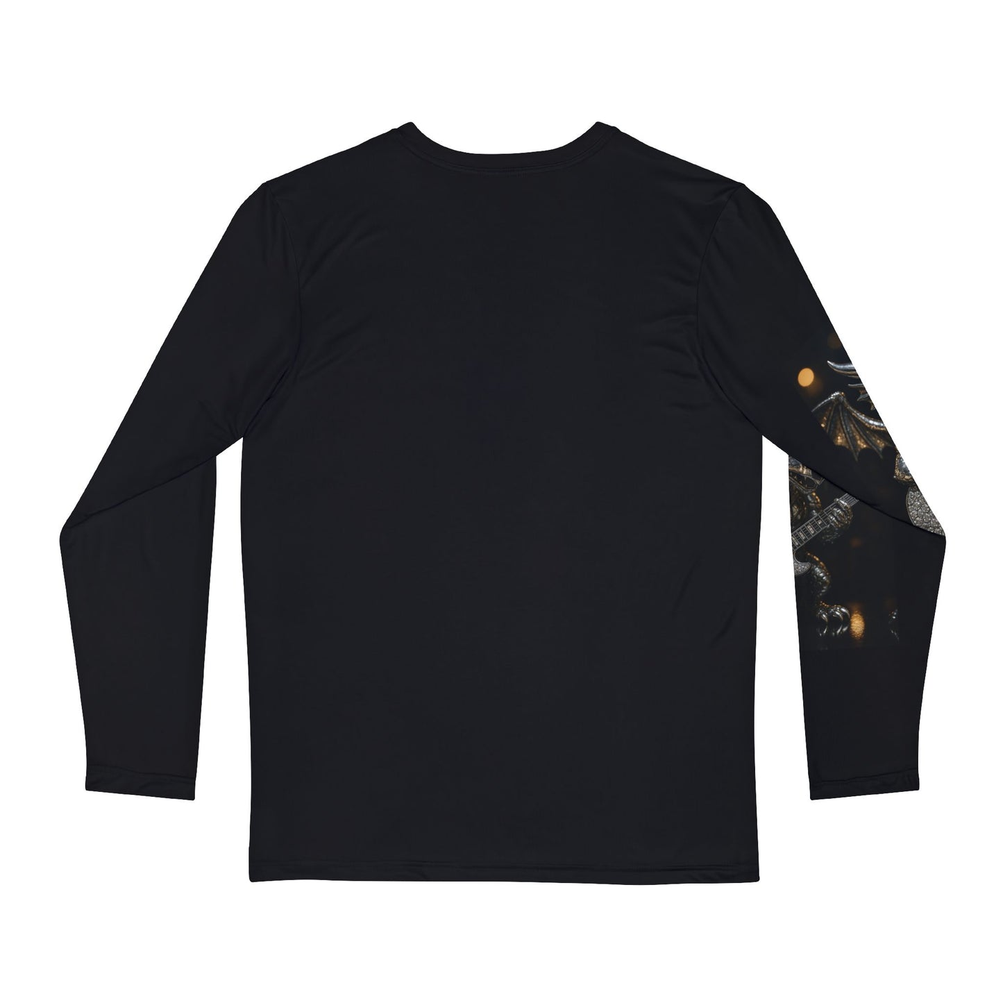 Rock Dragon Men's Long Sleeve Shirt, Music Lover Gift, Concert Attire, Unique Graphic Tee, Casual Wear, Birthday Present