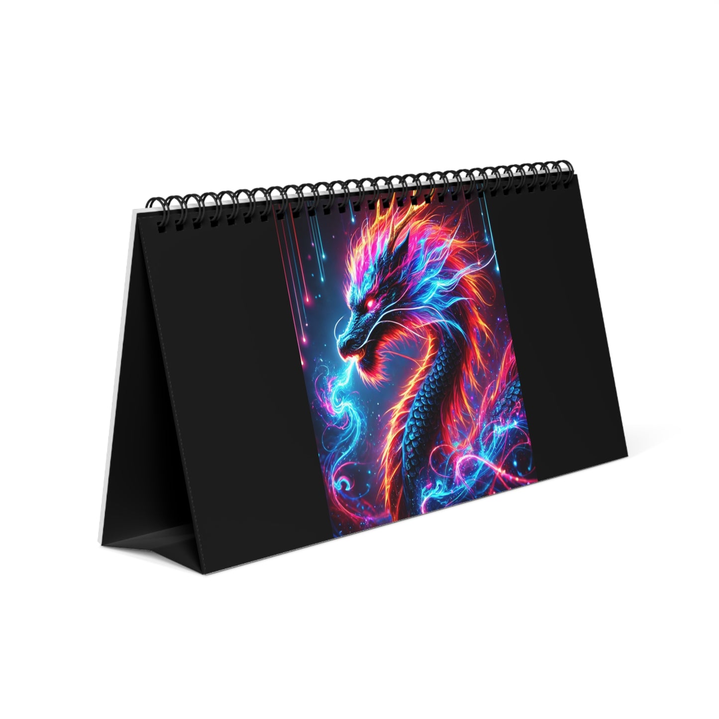 Inspirational Desktop Calendar - Dragon Theme with Motivational Quote
