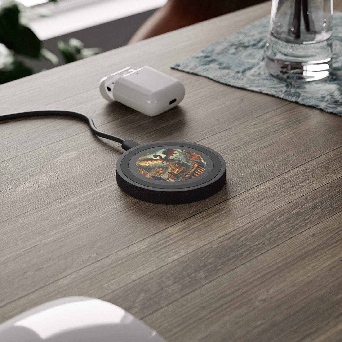 Fantasy Dragon Wireless Charging Pad - Fast Charge with Epic Design