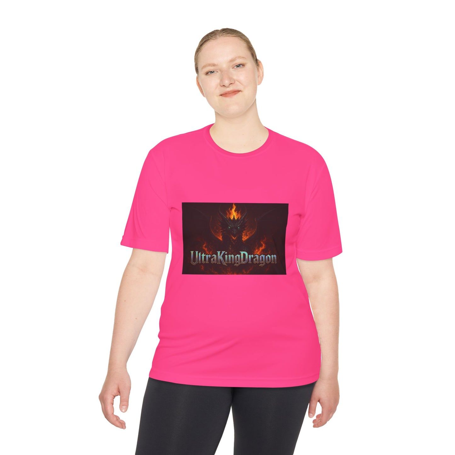 Unisex Moisture Wicking Tee - Dragon Design for Adventure Lovers