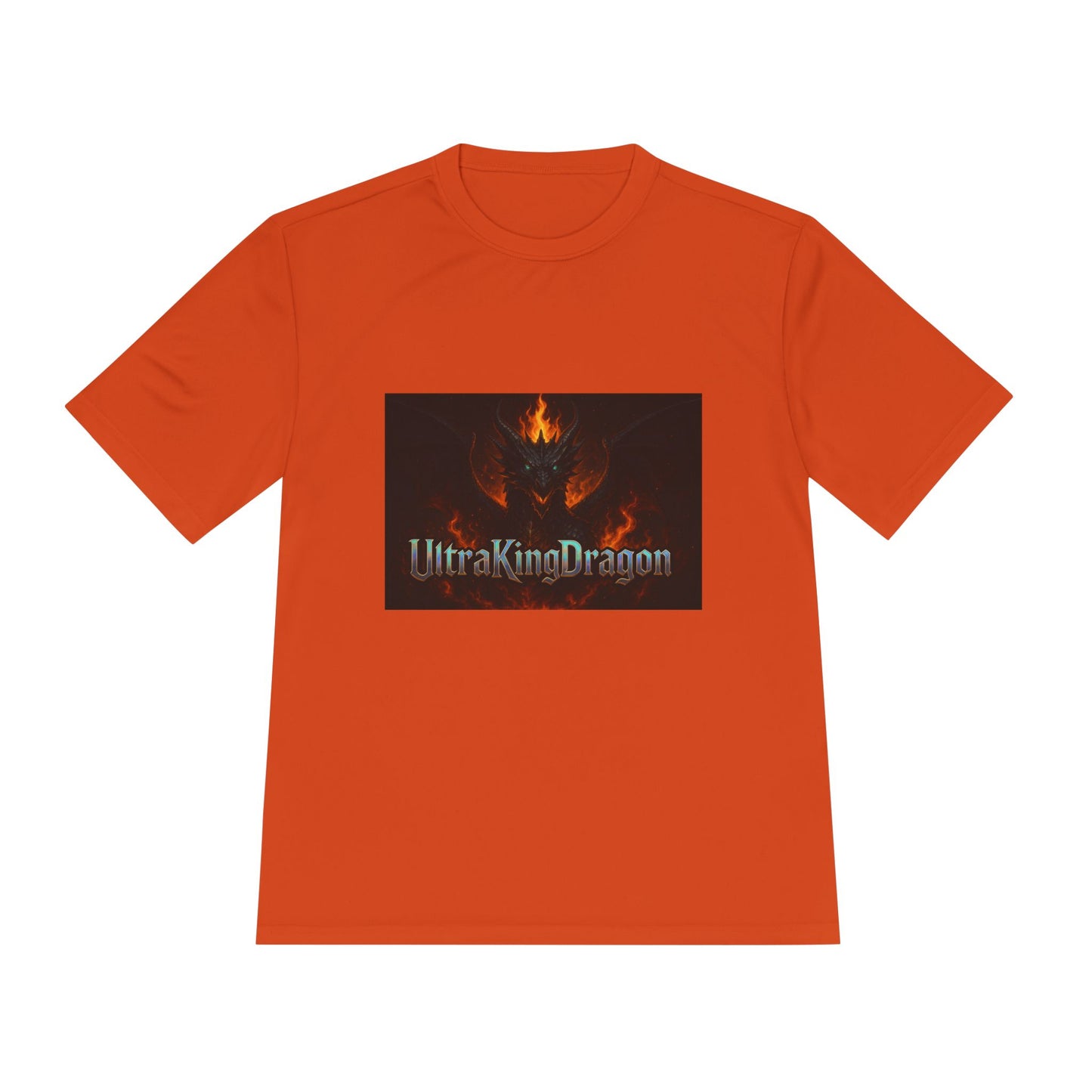 Unisex Moisture Wicking Tee - Dragon Design for Adventure Lovers