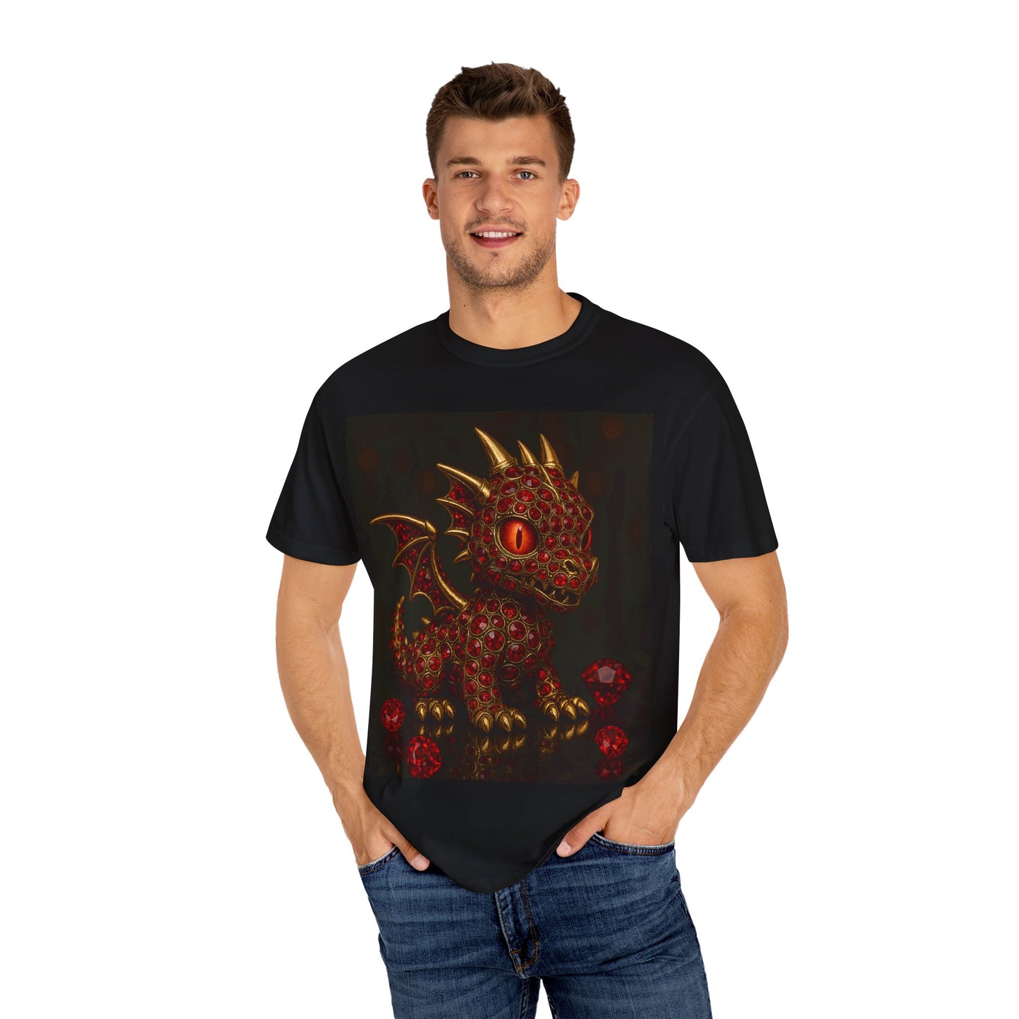 Cute Dragon Unisex T-Shirt, Animal Lover Gift, Fantasy Apparel, Casual Wear, Kids & Adults, Birthday, Halloween, Fun Graphic Tee