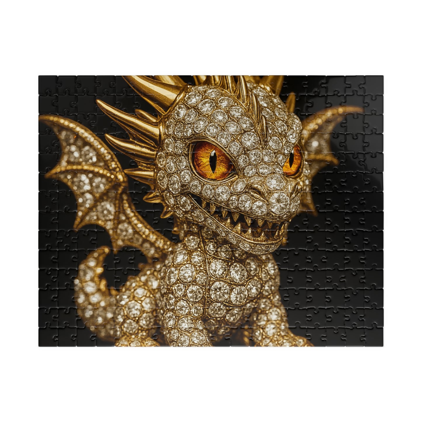Mystical Dragon Puzzle - Enchanting Jigsaw Fun for All Ages, Family Game Night, Gift for Collectors, Home Decor