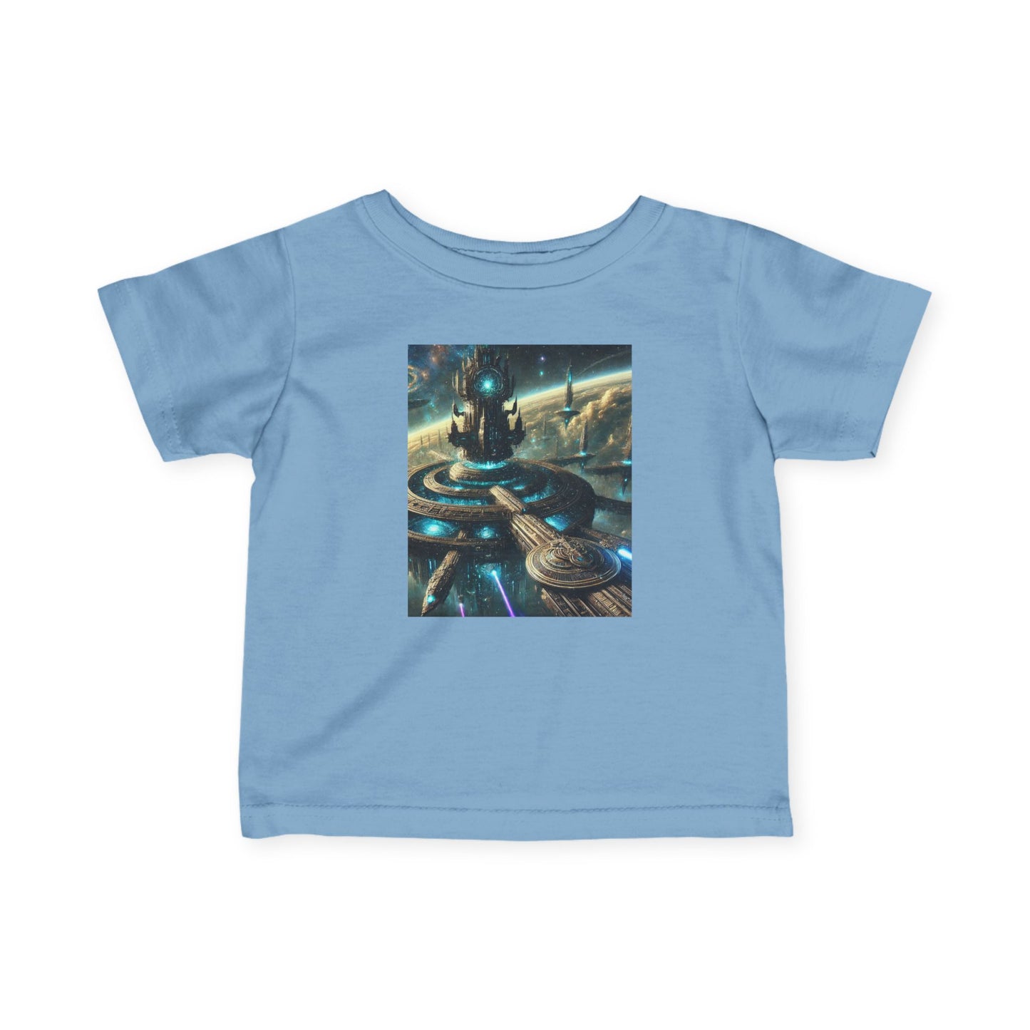 Galactic Adventure Infant Tee - Cosmic Print for Little Explorers