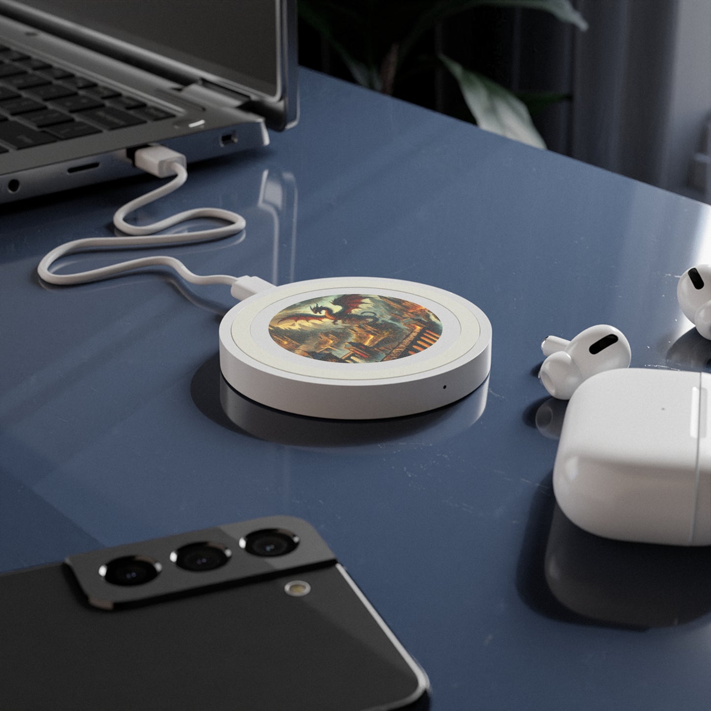 Fantasy Dragon Wireless Charging Pad - Fast Charge with Epic Design