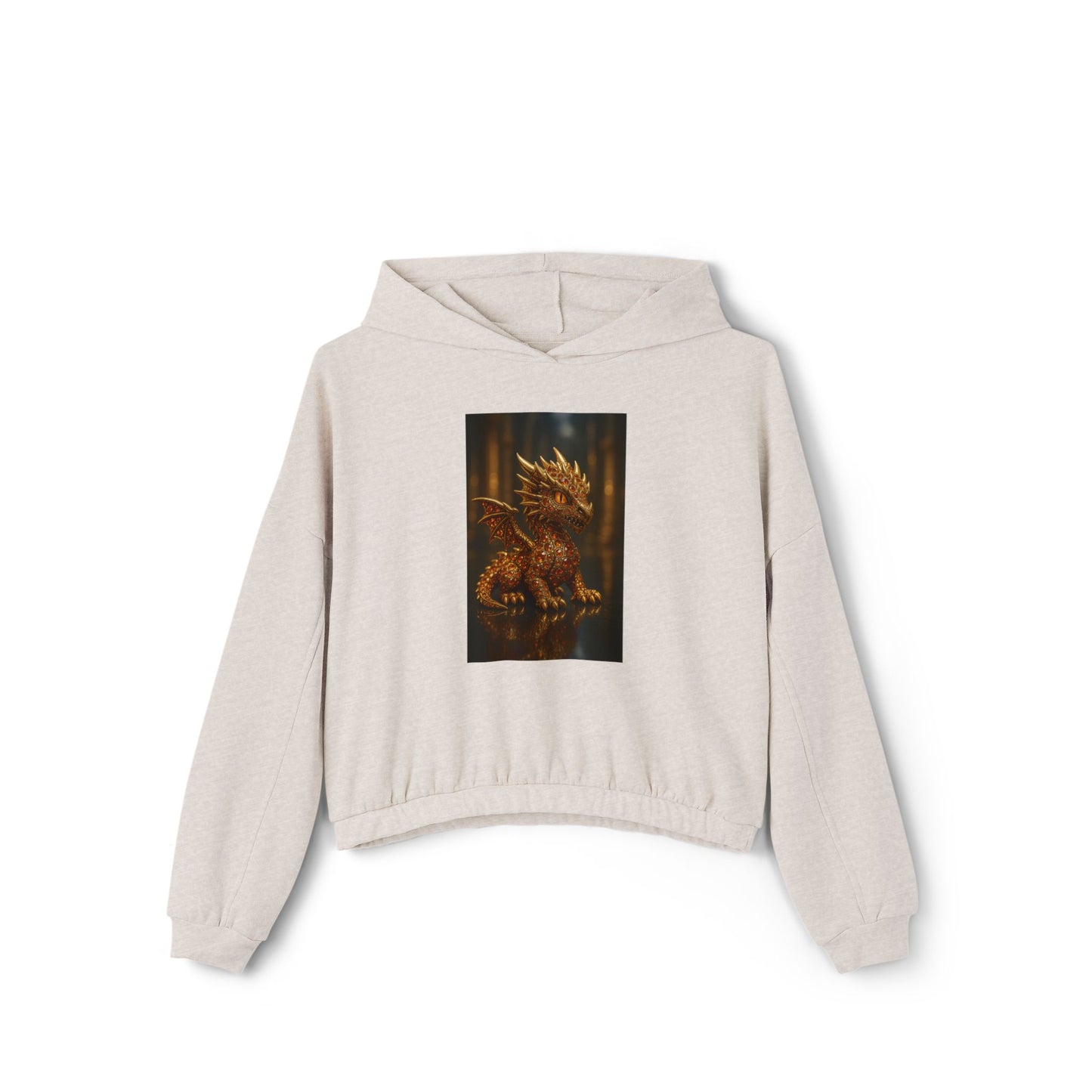 Charming Dragon Hoodie, Cozy Women's Hoodie, Fantasy Pullover, Gift for Dragon Lovers, Casual Everyday Wear