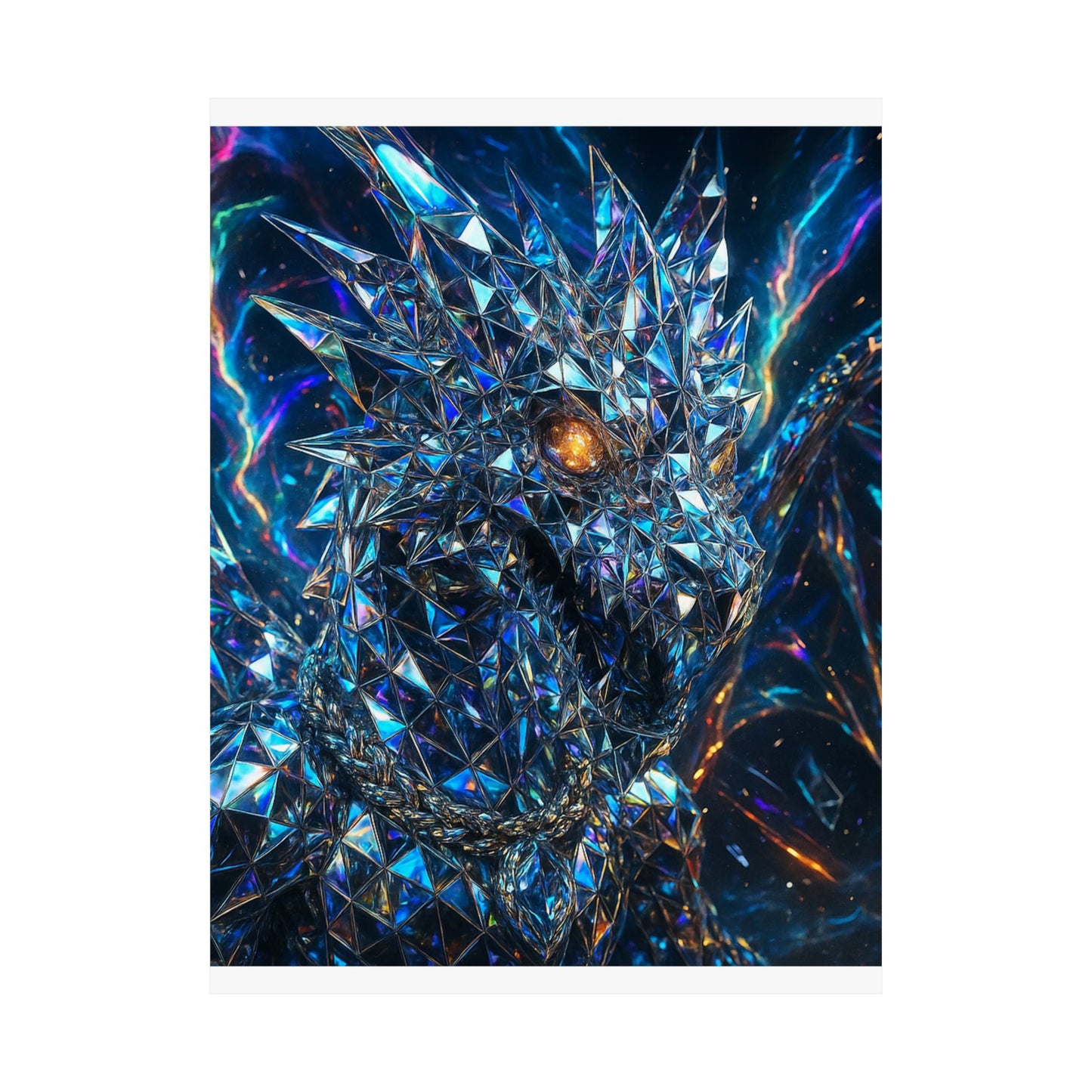 Stunning Matte Vertical Posters - Dragon Art, Fantasy Decor, Home Wall Art, Unique Gifts, Collector's Item