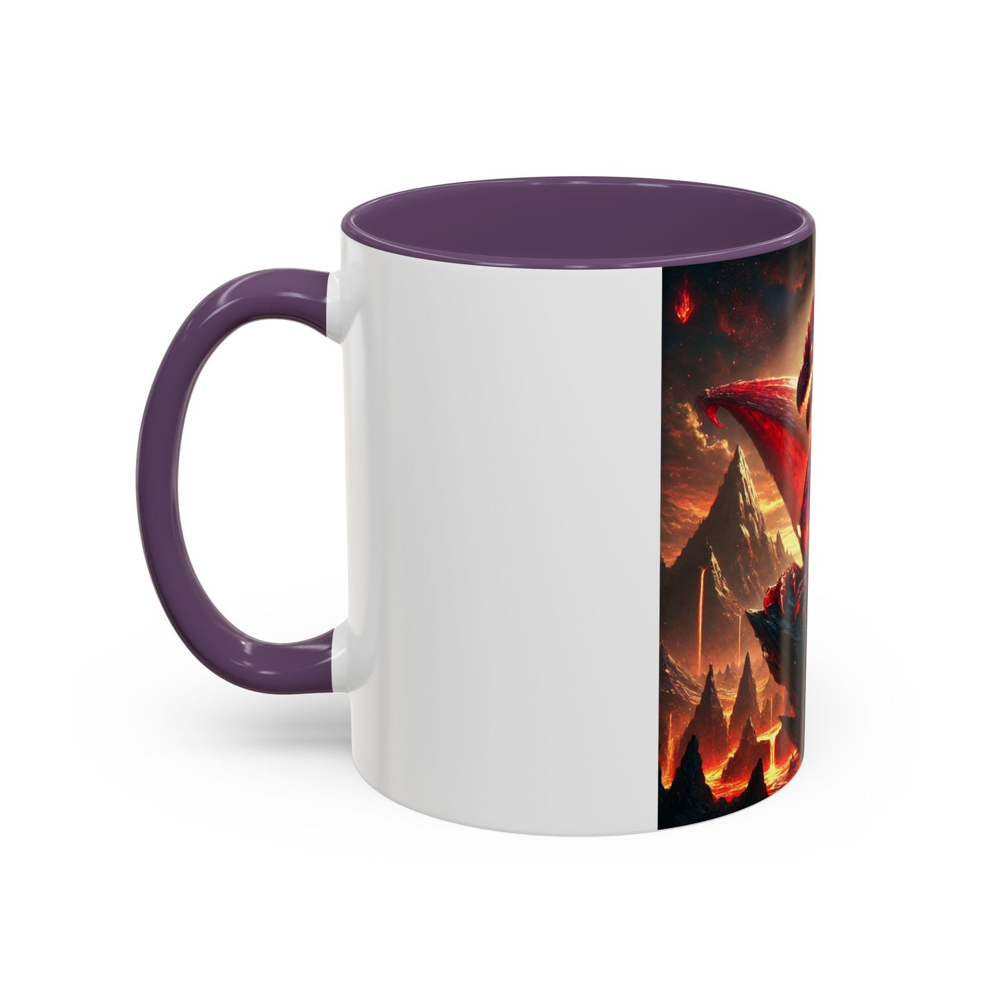 Legendary Dragon Accent Coffee Mug – Perfect for Gamers & Fantasy Lovers