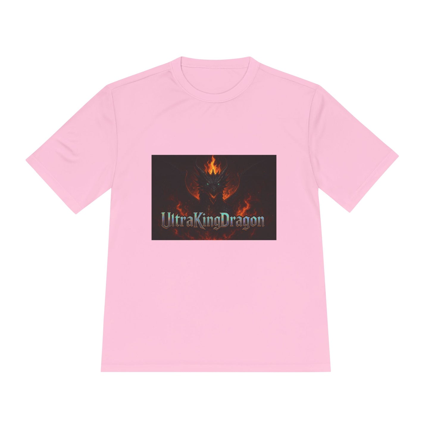 Unisex Moisture Wicking Tee - Dragon Design for Adventure Lovers