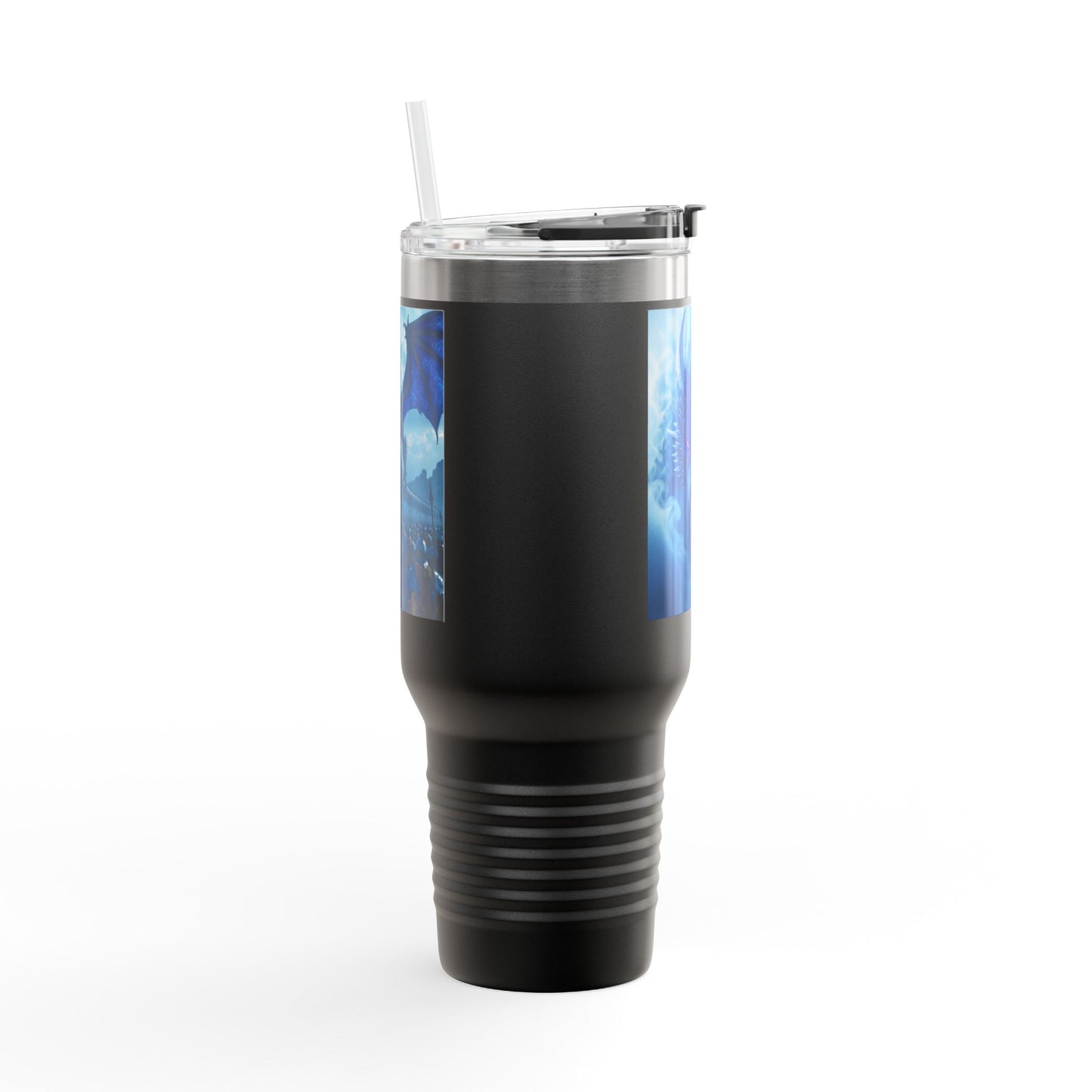Dragonscale Insulated Travel Mug, Fantasy Drinkware for Adventurers, Customizable, Coffee Cup, 40oz Tumbler, Perfect for Gifts