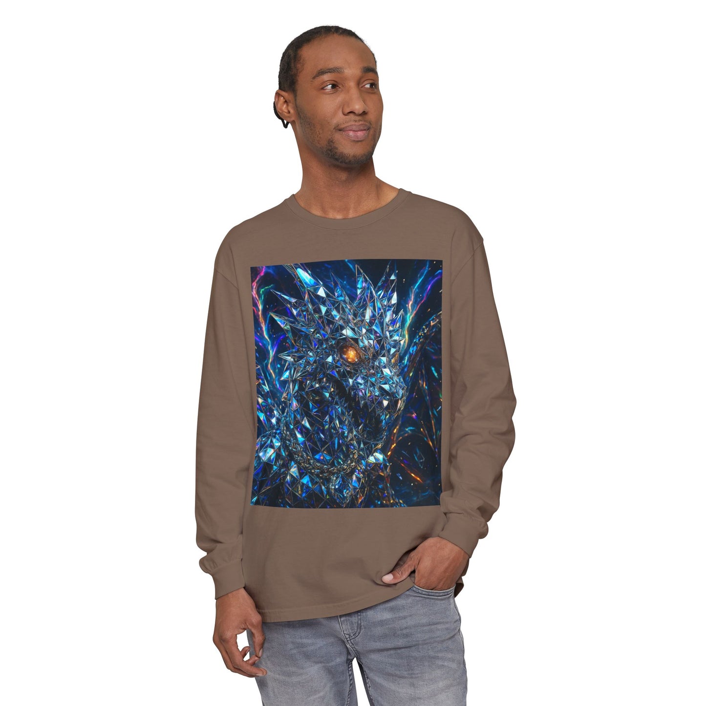Unisex Garment-dyed Long Sleeve T-Shirt