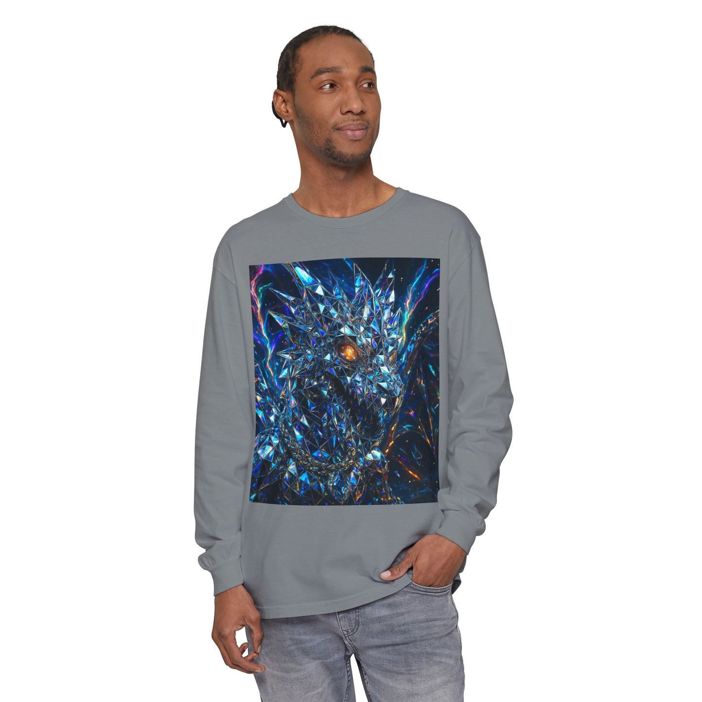 Unisex Garment-dyed Long Sleeve T-Shirt