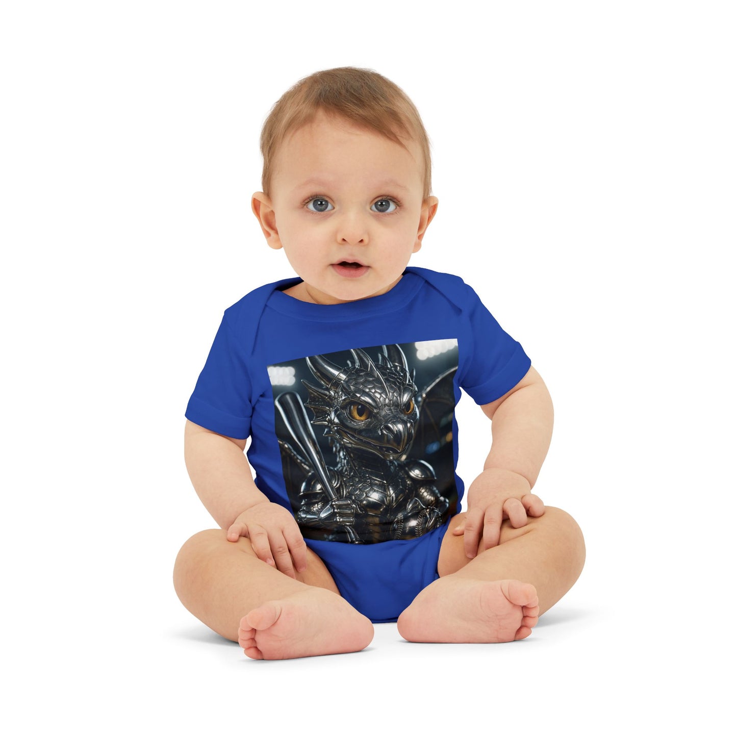 Fantasy Dragon Infant Jersey One Piece - Cute Baby Bodysuit for Game Lovers