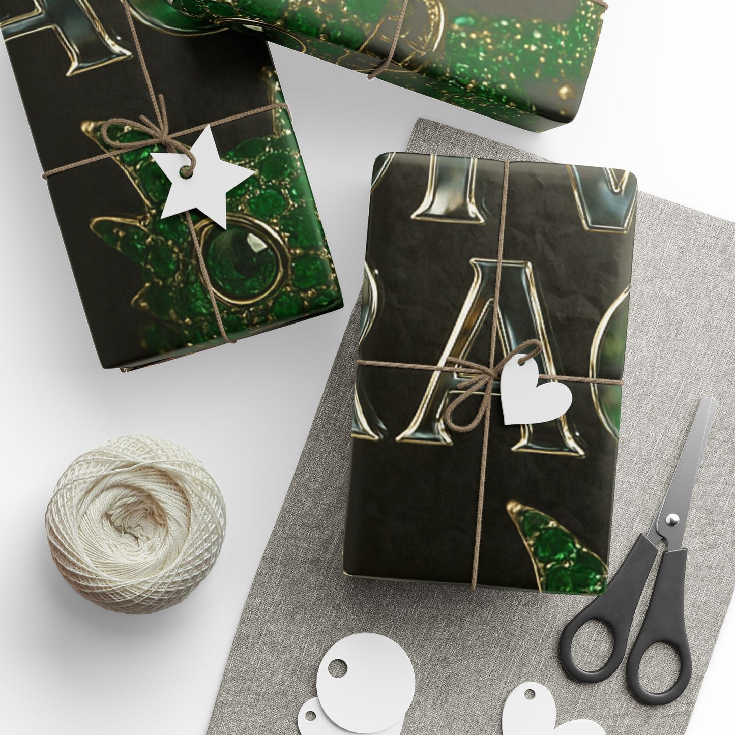 Elegant Dragon & Menorah Wrapping Paper, Festive Gift Wrap for Christmas, Hanukkah, Birthdays, Unique Holiday Themed Wrapping