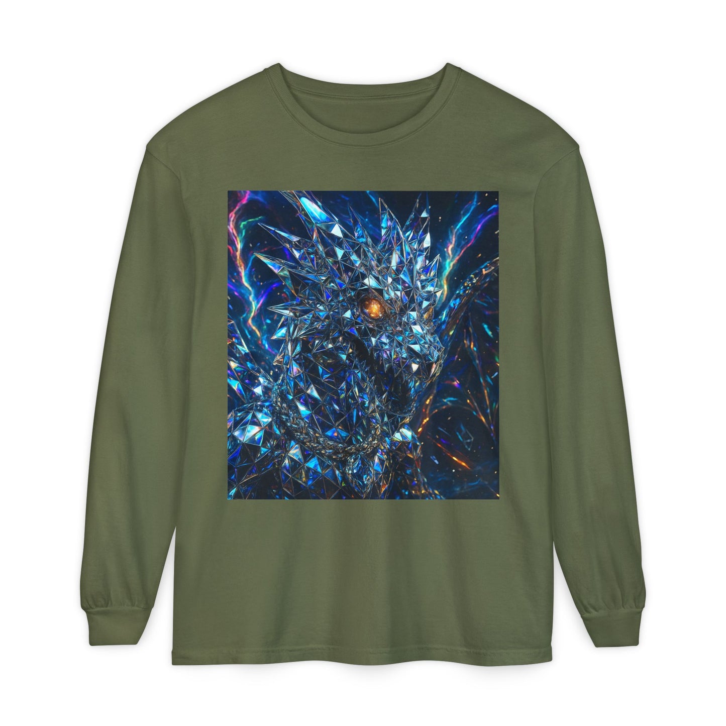 Unisex Garment-dyed Long Sleeve T-Shirt