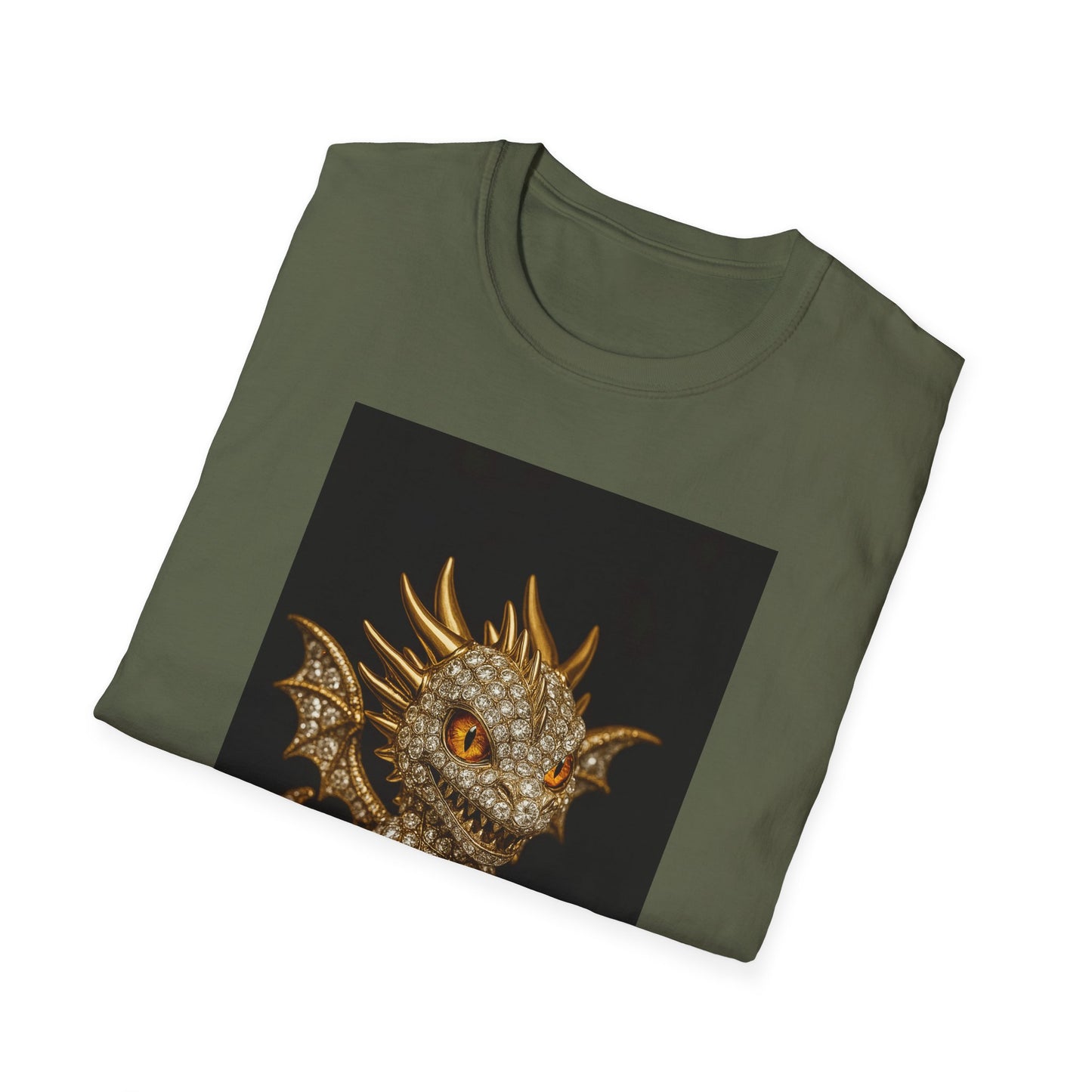 Dragon Graphic Unisex T-Shirt, Fun Fantasy Apparel, Perfect Gift for Dragon Lovers, Casual Wear, Birthday Gift, Softstyle Tee