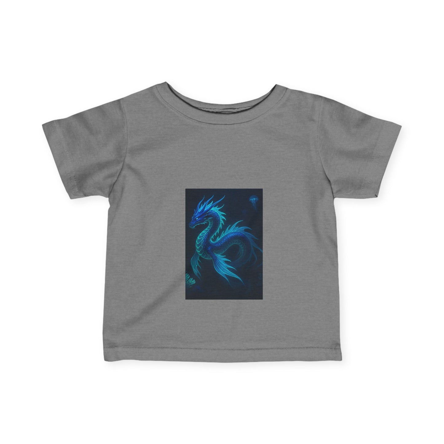 Mystical Dragon Infant Fine Jersey Tee - Cute & Comfortable Baby T-Shirt for Fantasy Lovers