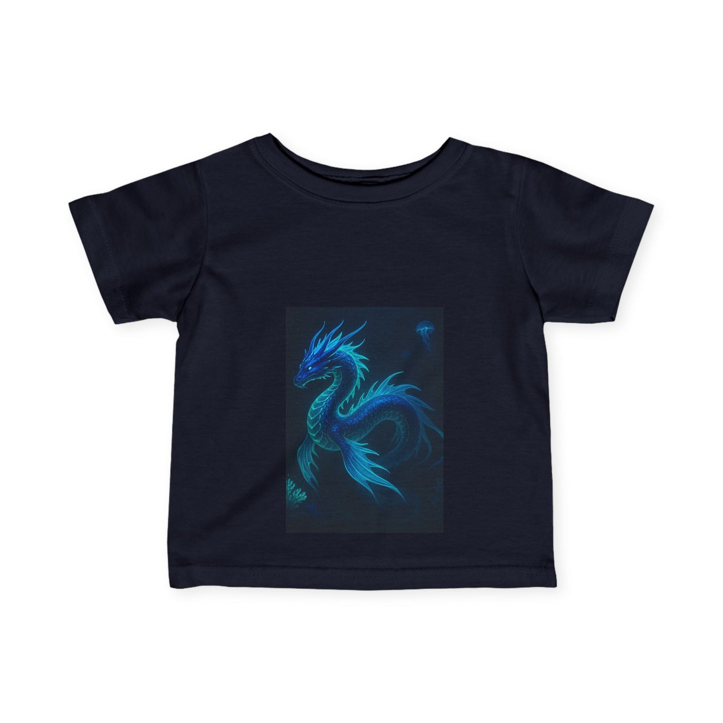 Mystical Dragon Infant Fine Jersey Tee - Cute & Comfortable Baby T-Shirt for Fantasy Lovers