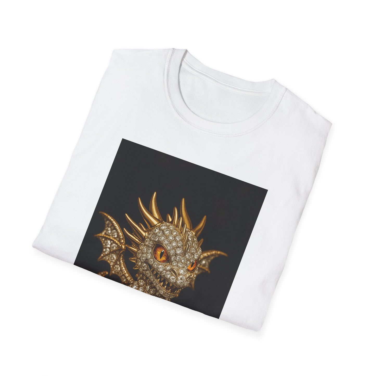 Dragon Graphic Unisex T-Shirt, Fun Fantasy Apparel, Perfect Gift for Dragon Lovers, Casual Wear, Birthday Gift, Softstyle Tee
